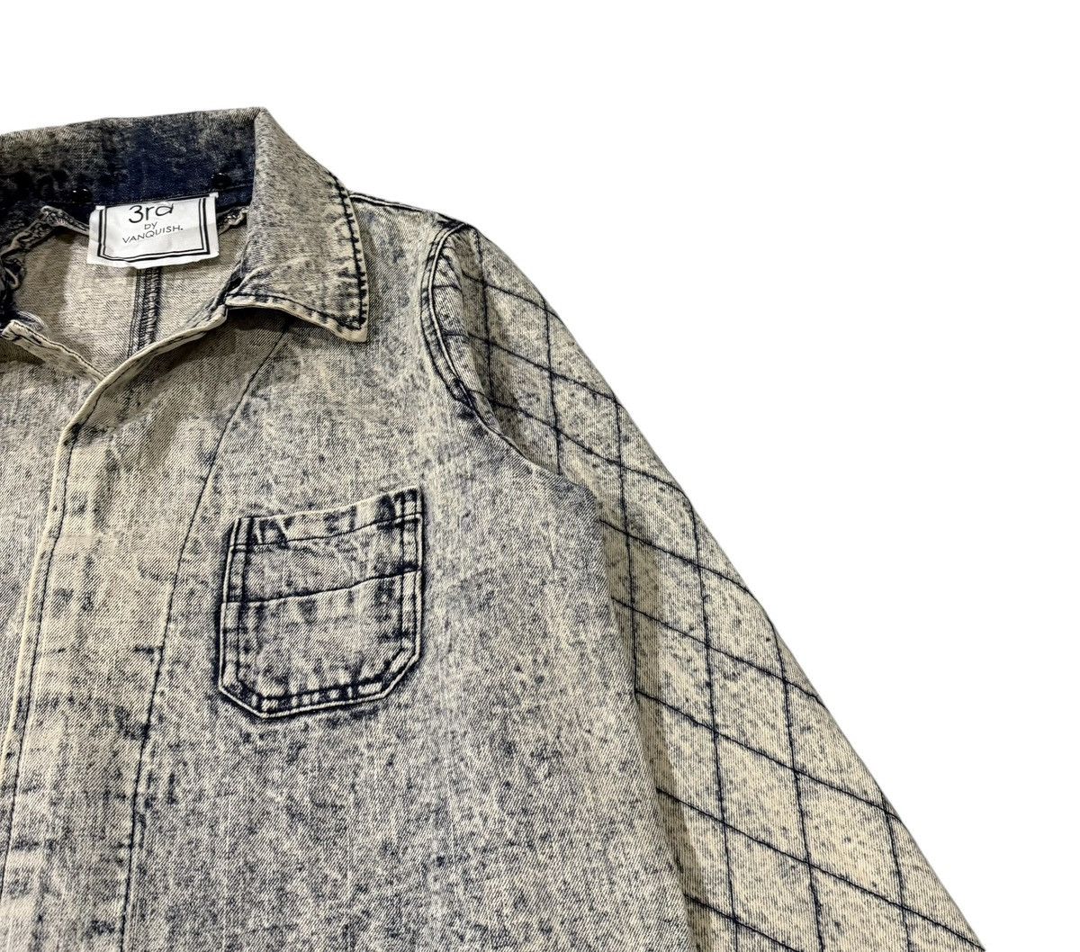 Vanquish Vintage 3rd By Vanquish Denim Style Chore Jacket Size US S / EU 44-46 / 1 - 2 Thumbnail