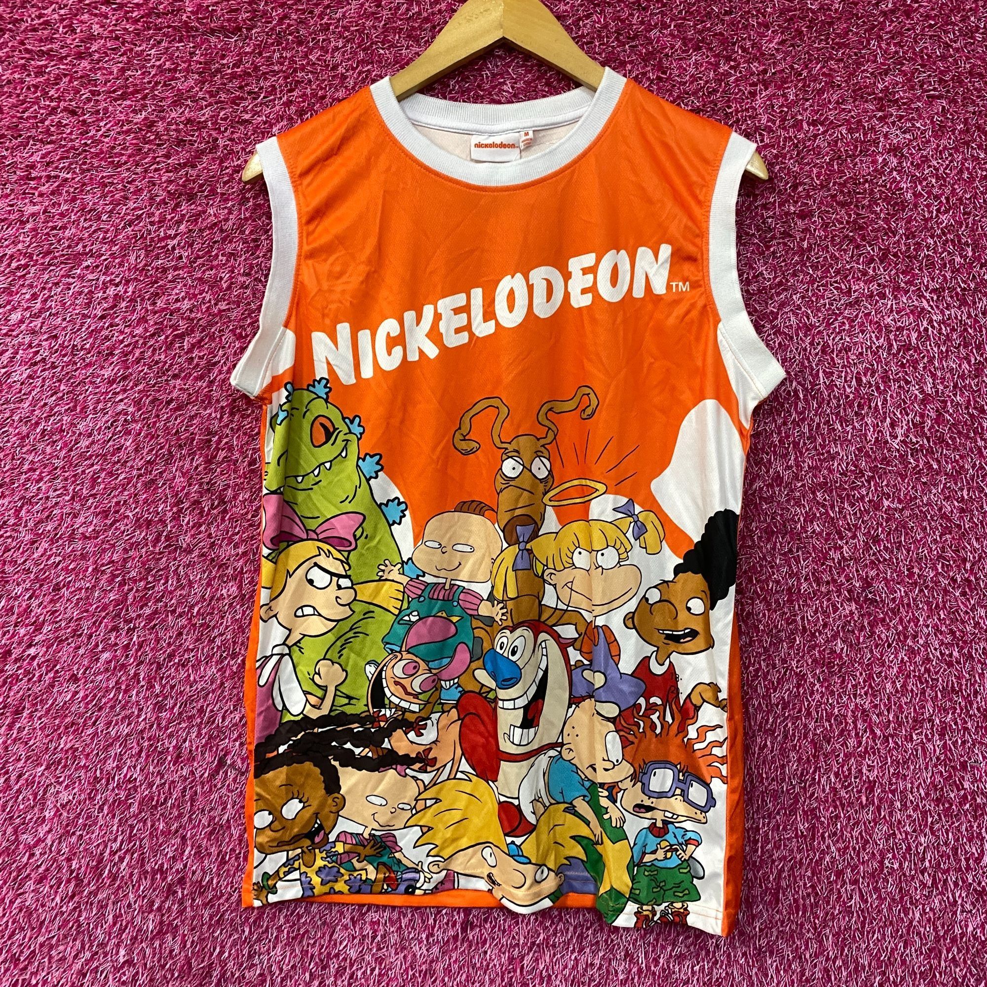 Nickelodeon Nickelodeon Classic Cartoon Mix Retro Muscle Tank Top Medium Size US M / EU 48-50 / 2 - 1 Thumbnail