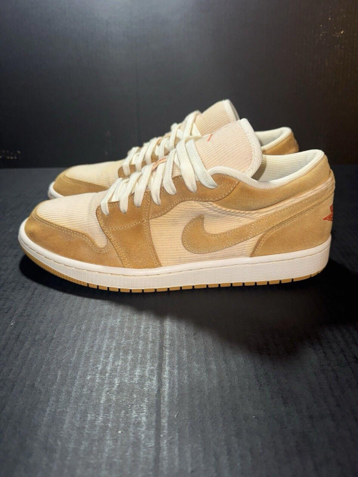 Jordan Brand Nike Air Jordan 1 Low SE Twine DH7820-700 Men's 10.5 WMNs 12 Size US 12 / EU 45 - 5 Thumbnail