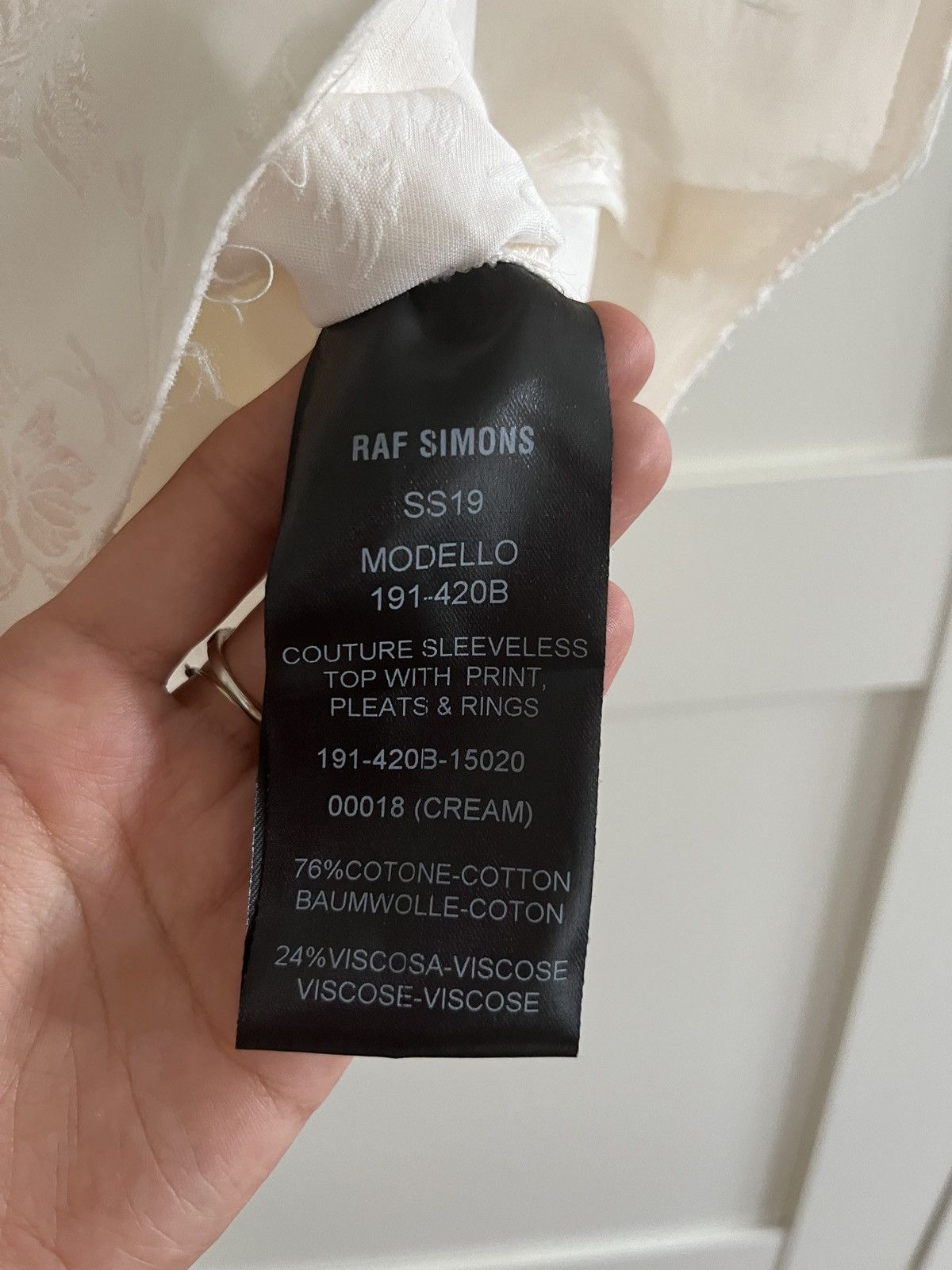 Raf Simons Iconic top RAF SIMONS SHOW SS19 Size US XS / EU 42 / 0 - 6 Thumbnail