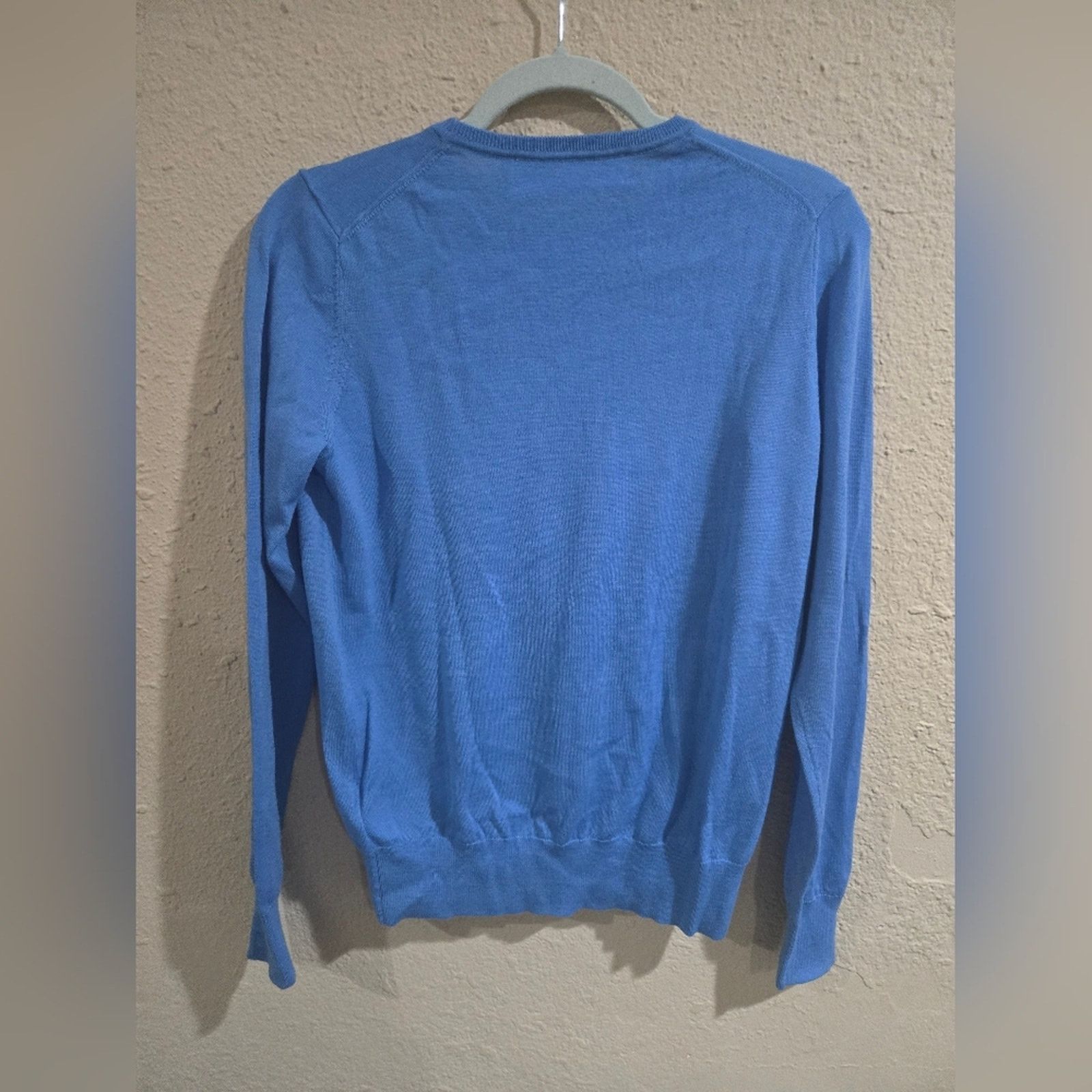 Victoria Beckham Victoria Victoria Beckham Flamingo Crew Sweater, Blue, 6 Size M / US 6-8 / IT 42-44 - 3 Thumbnail