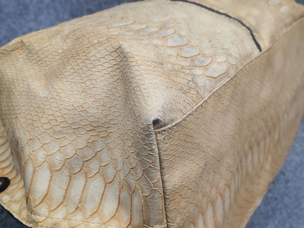 Chloe Vintage 90's Chloe Style bag snakeskin texture handles Y2K Size ONE SIZE - 15 Thumbnail