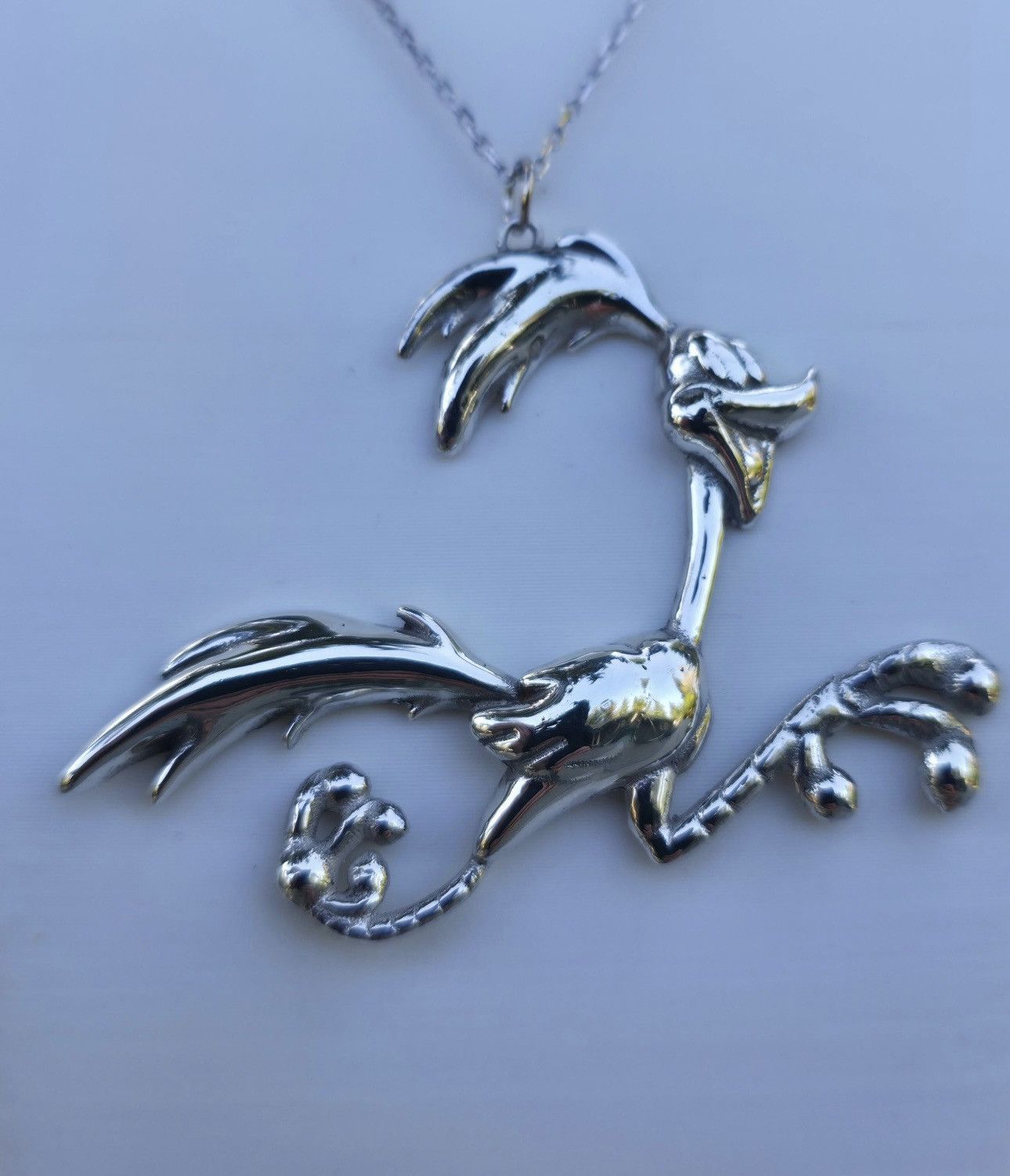 Other Custom Silver Road Runner Pendant Size ONE SIZE - 3 Thumbnail