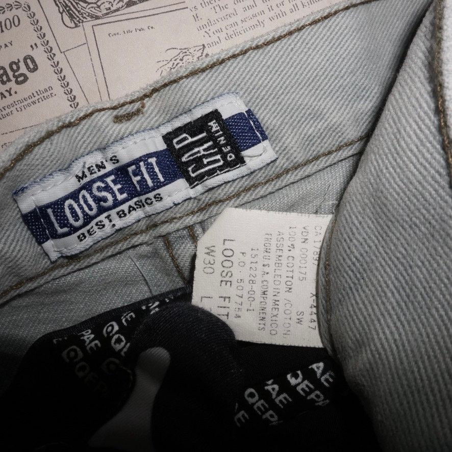 Gap 30 - Vintage Y2K gap denim 1990s loose fit denim jean shorts Size US 30 / EU 46 - 3 Thumbnail