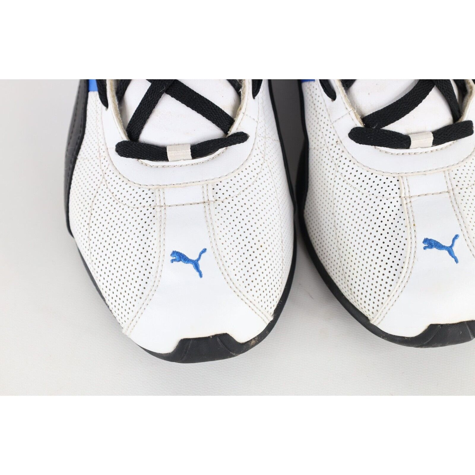 Puma × Vintage Vintage Y2K Puma Spell Out Turin Leather Sneakers Shoes Size US 11.5 / EU 44-45 - 3 Thumbnail