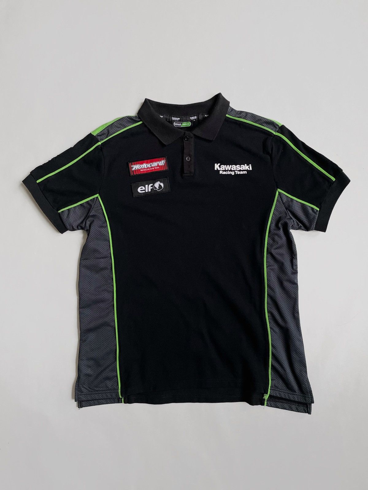 Japanese Brand Kawasaki racing team polo tee Japanese Brand Size US M / EU 48-50 / 2 - 2 Thumbnail