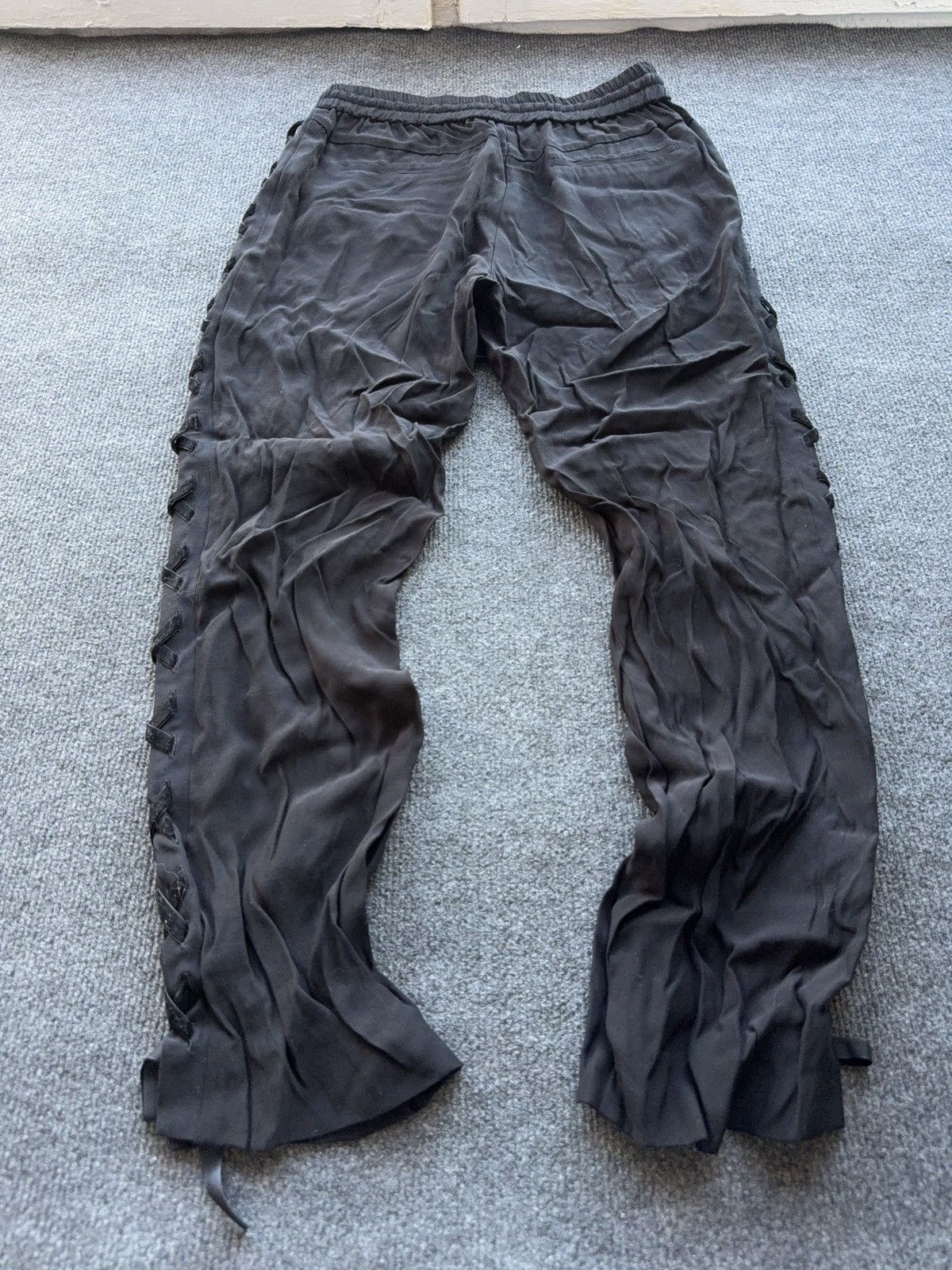 The Kooples The Kooples Sport Avant Garde Rick style Lace Up Pants XS Size 26" / US 2 / IT 38 - 10 Thumbnail
