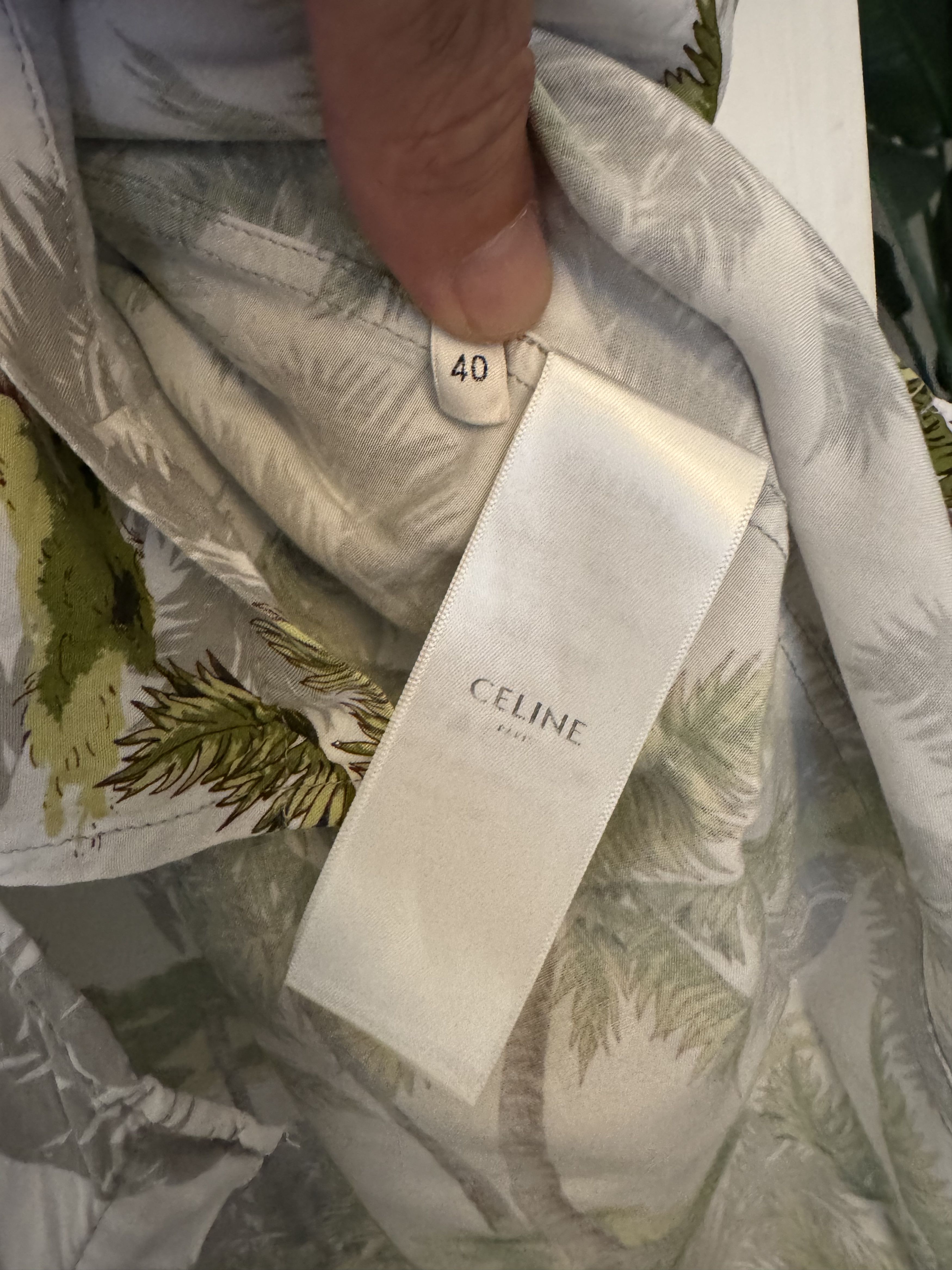 Celine HAWAIIAN Shirt Size US L / EU 52-54 / 3 - 4 Thumbnail