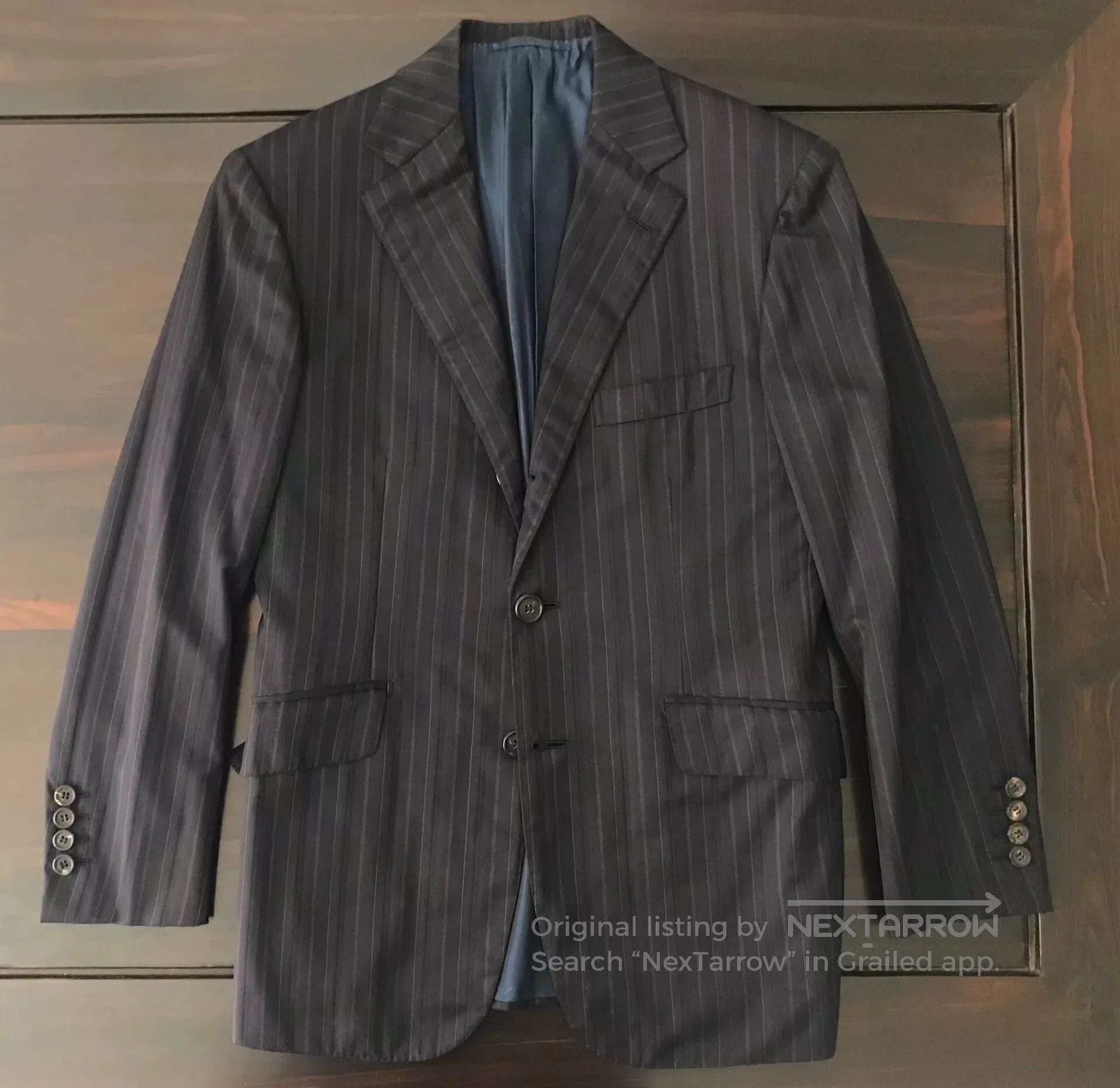 Brioni Brioni Wool Suit Super150s Dark Blue. Size US S / EU 44-46 / 1 - 1 Thumbnail