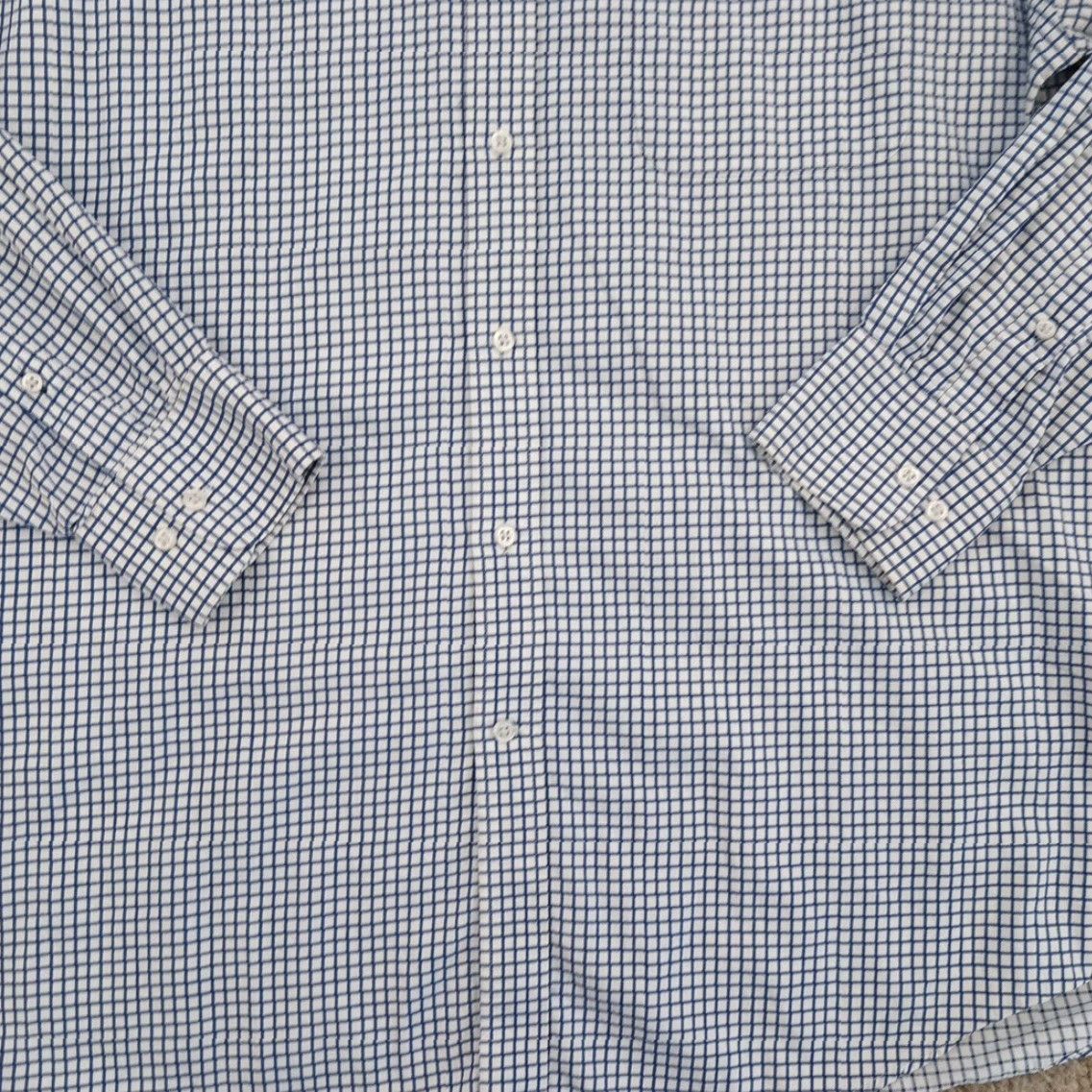 Tommy Hilfiger Tommy Hilfiger Shirt Mens Large Blue Check Long Sleeve Button-Up Cotton Size US L / EU 52-54 / 3 - 3 Thumbnail
