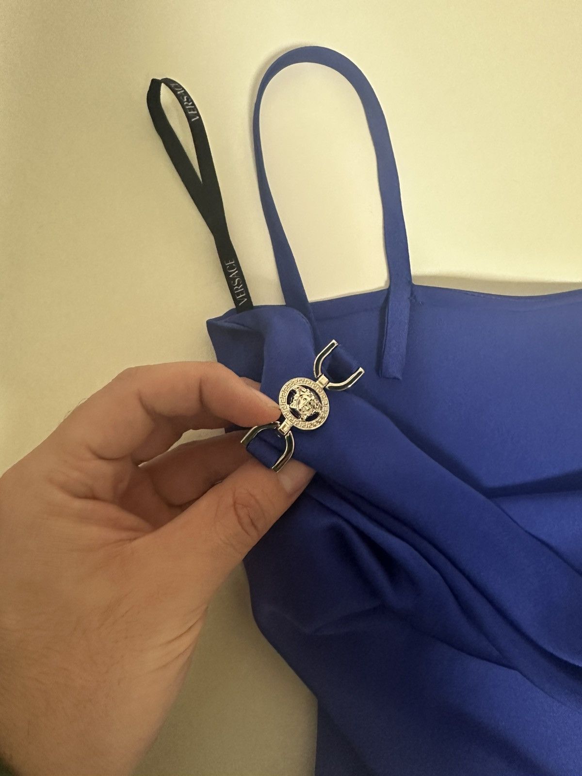 Versace Versace Blue Camisole Top Size M / US 6-8 / IT 42-44 - 4 Thumbnail