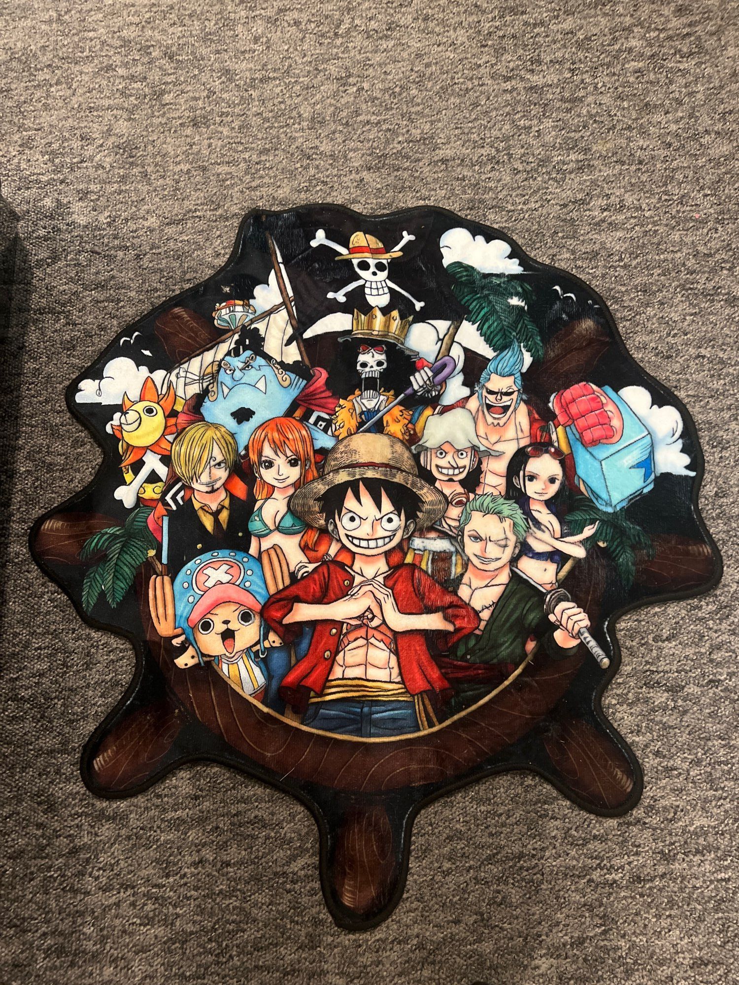 Japanese Brand × Vintage Custom Rug Design One Piece Rudder Design Anime Size ONE SIZE - 4 Thumbnail