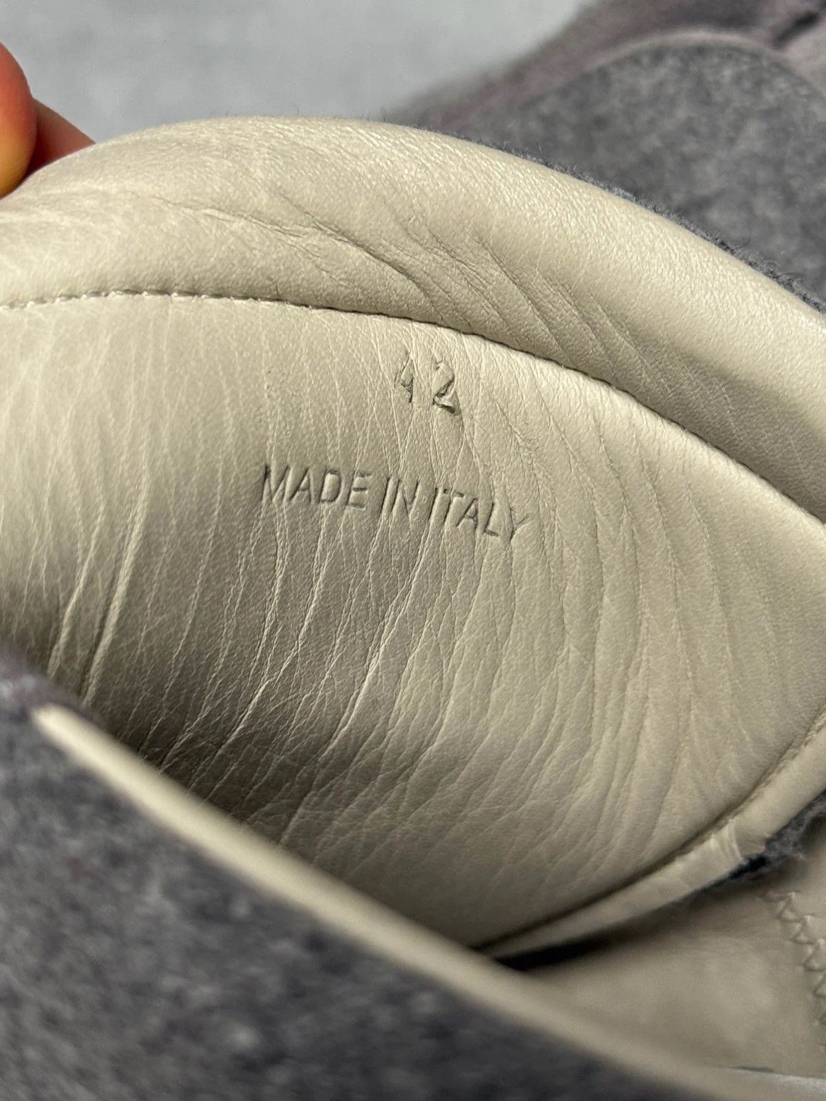 Maison Margiela Maison Margiela Future Low Grey Felt Size US 8.5 / EU 41-42 - 7 Thumbnail