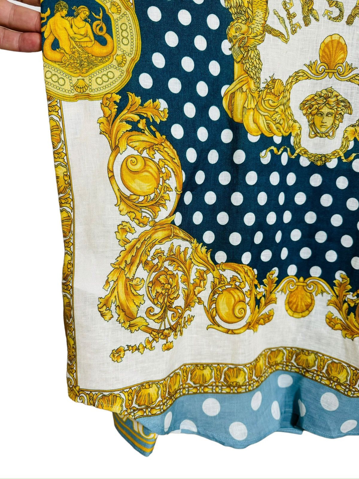 Versace Versace linen shirt brand new Size US L / EU 52-54 / 3 - 7 Thumbnail