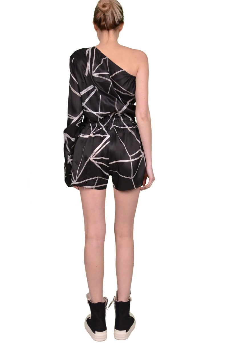 Rick Owens Last Size Rick Owens Cupro Shorts Jumpsuit Size XS / US 0-2 / IT 36-38 - 5 Thumbnail