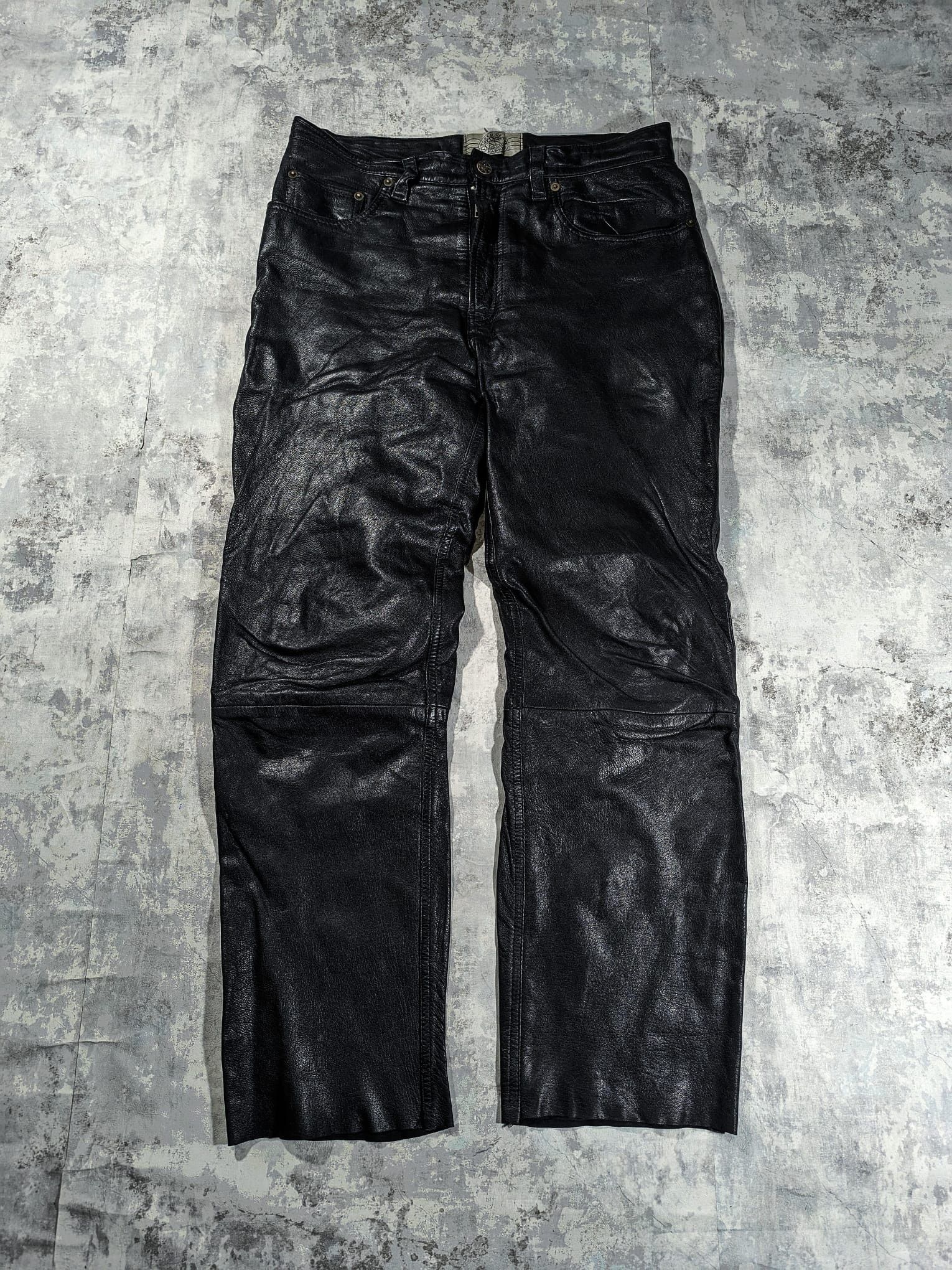 Yasuyuki Ishii Leather Pants | Grailed