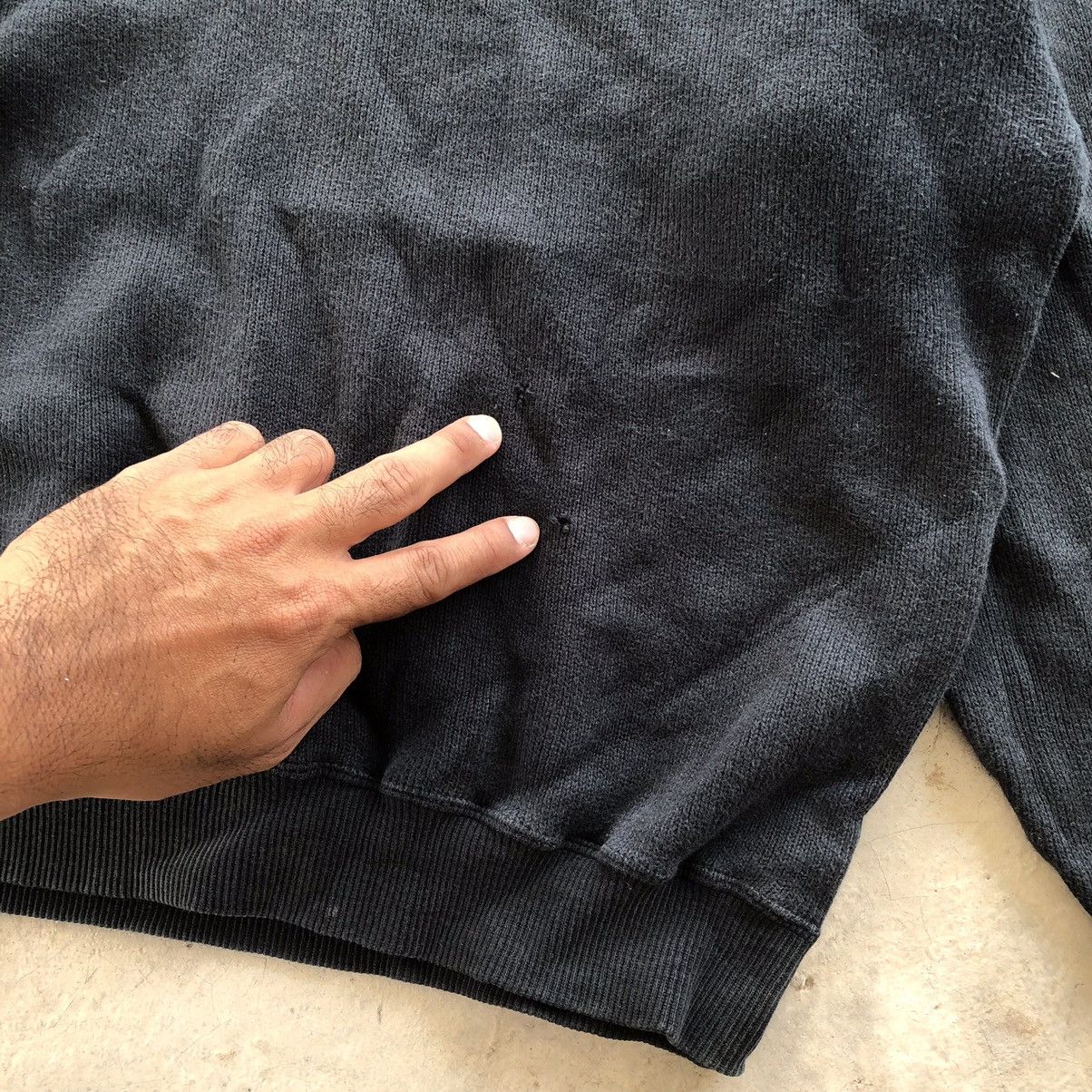 Fred Perry × Japanese Brand FRED PERRY Black Collar Sweatshirt Size US M / EU 48-50 / 2 - 4 Thumbnail