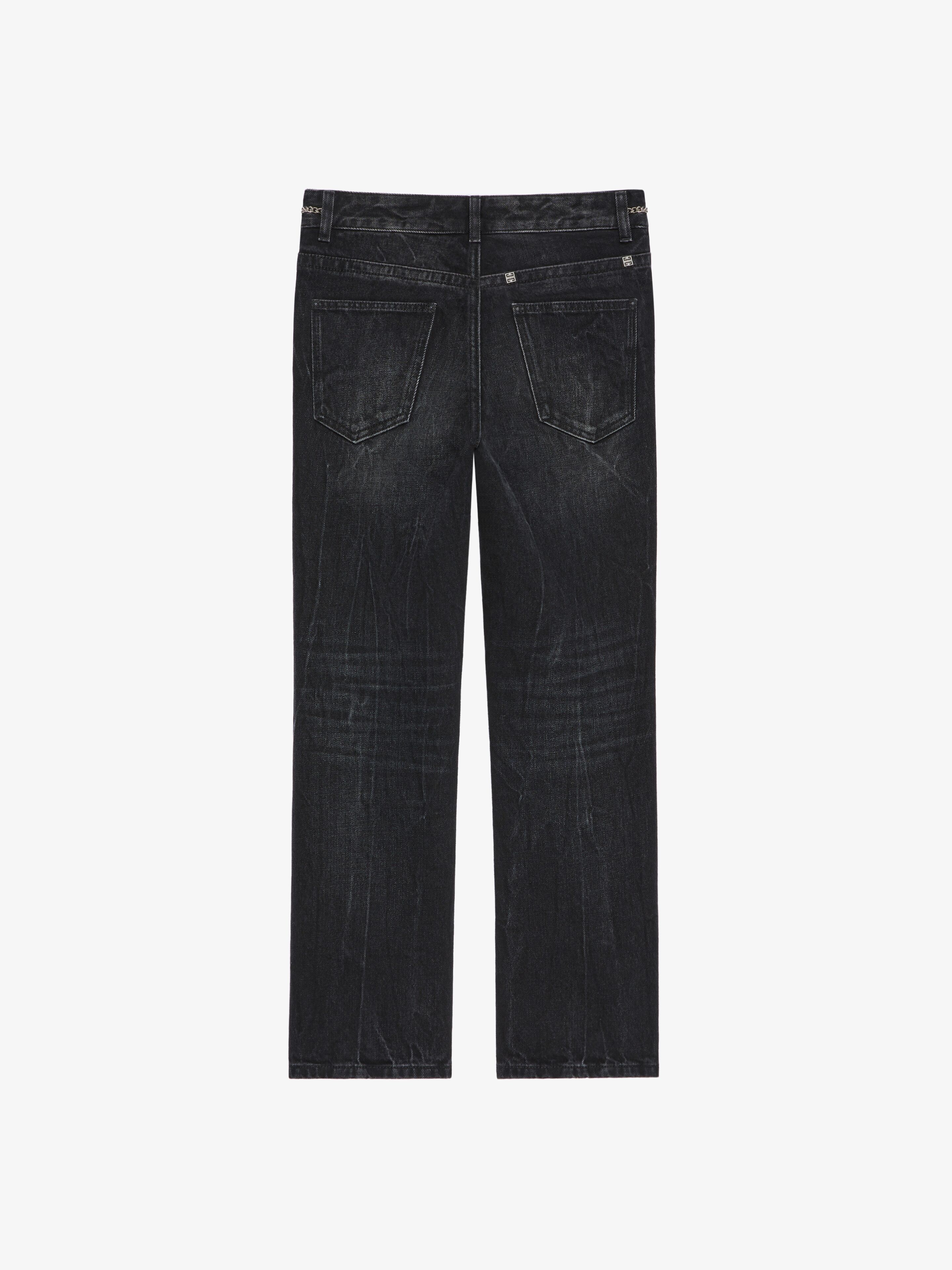 Givenchy o1w1db10825 Ankle Boots Jeans Alternative Fit in Black Size 28" / US 6 / IT 42 - 3 Thumbnail