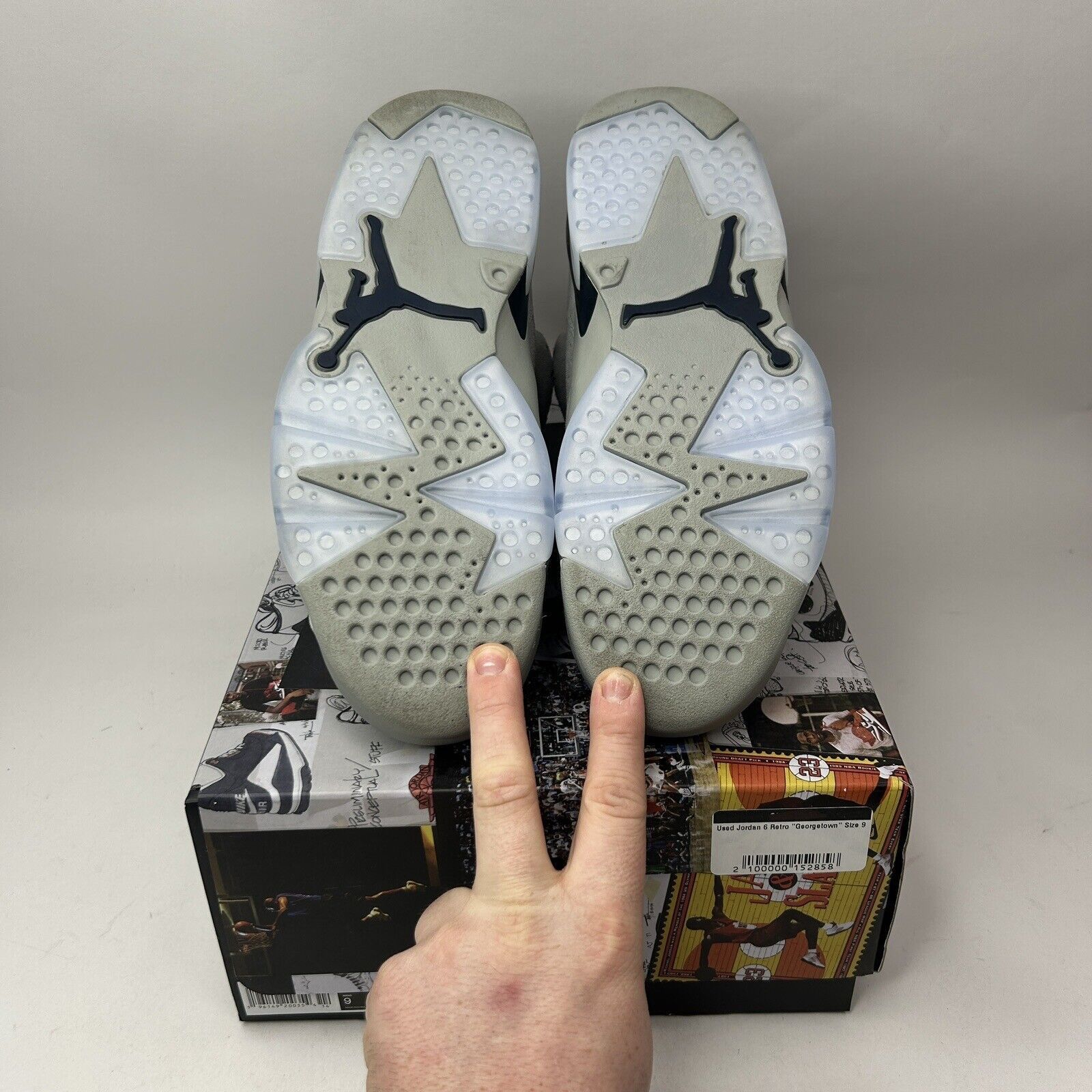 Nike Nike Air Jordan 6 Retro “Georgetown” 2023 Size US 9 / EU 42 - 7 Thumbnail