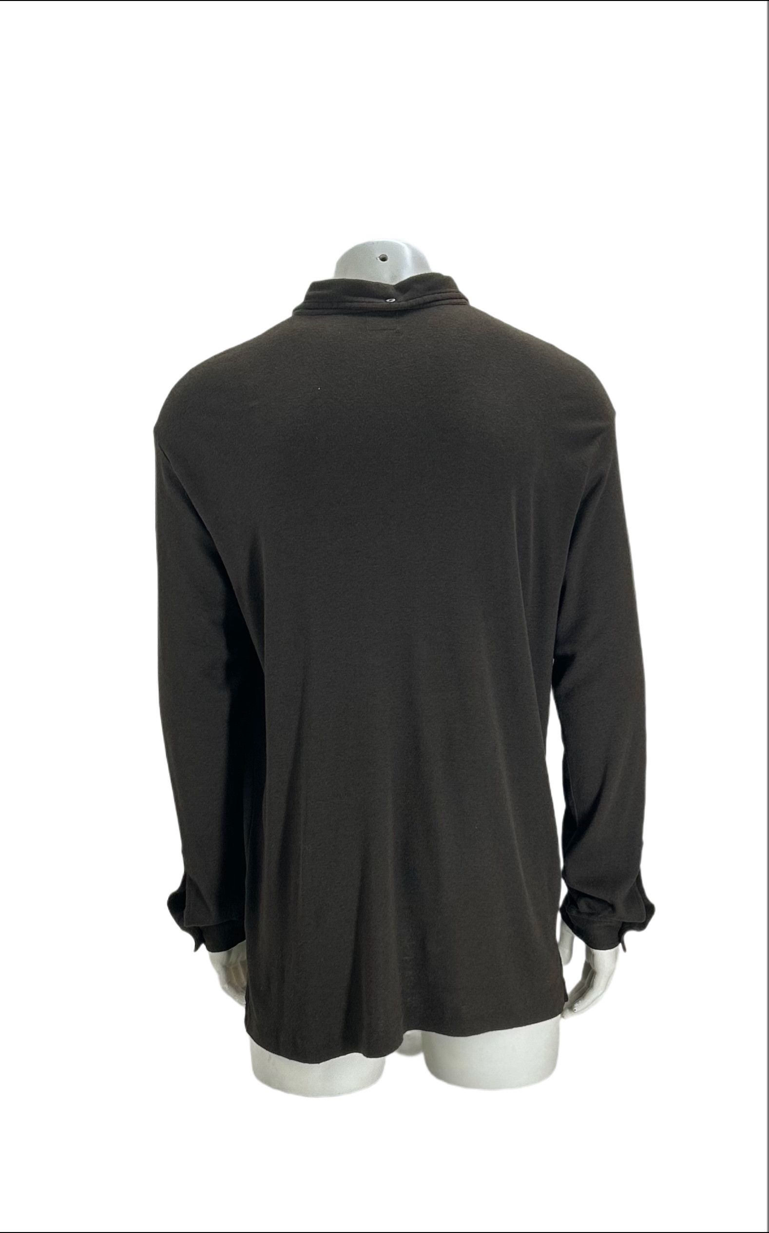 C.P. Company CP Company Black Long Sleeve Button Down Polo Shirt Size US XL / EU 56 / 4 - 3 Thumbnail
