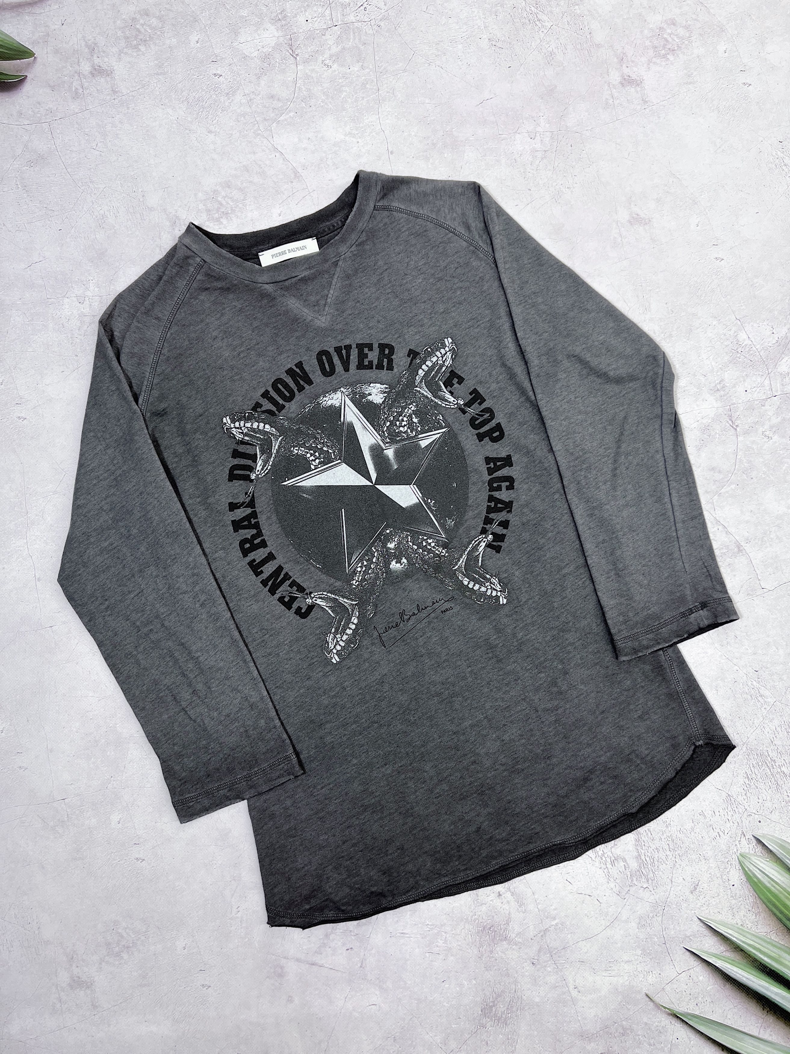 Designer × Pierre Balmain Pierre Balmain T-Shirt LS Snakes Star Size US S / EU 44-46 / 1 - 1 Thumbnail