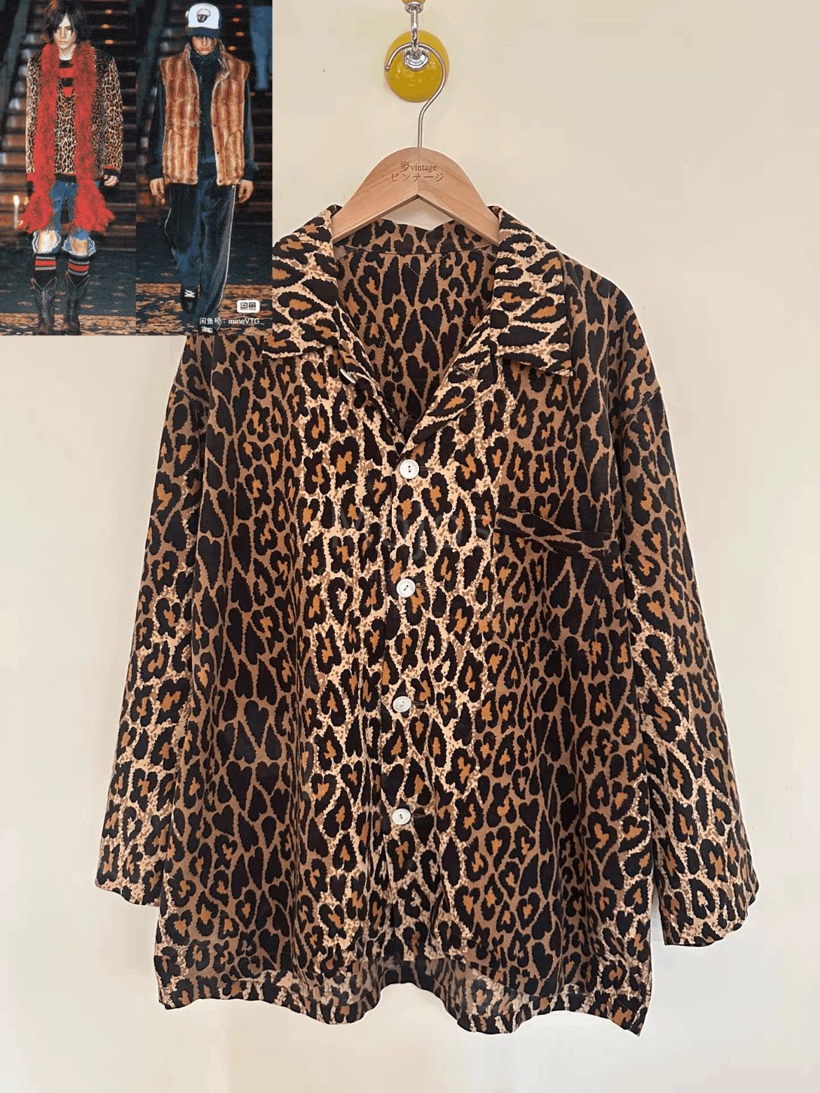 Sz 2 Number Nine 03SS Kurt Cobain Leopard Jacket
