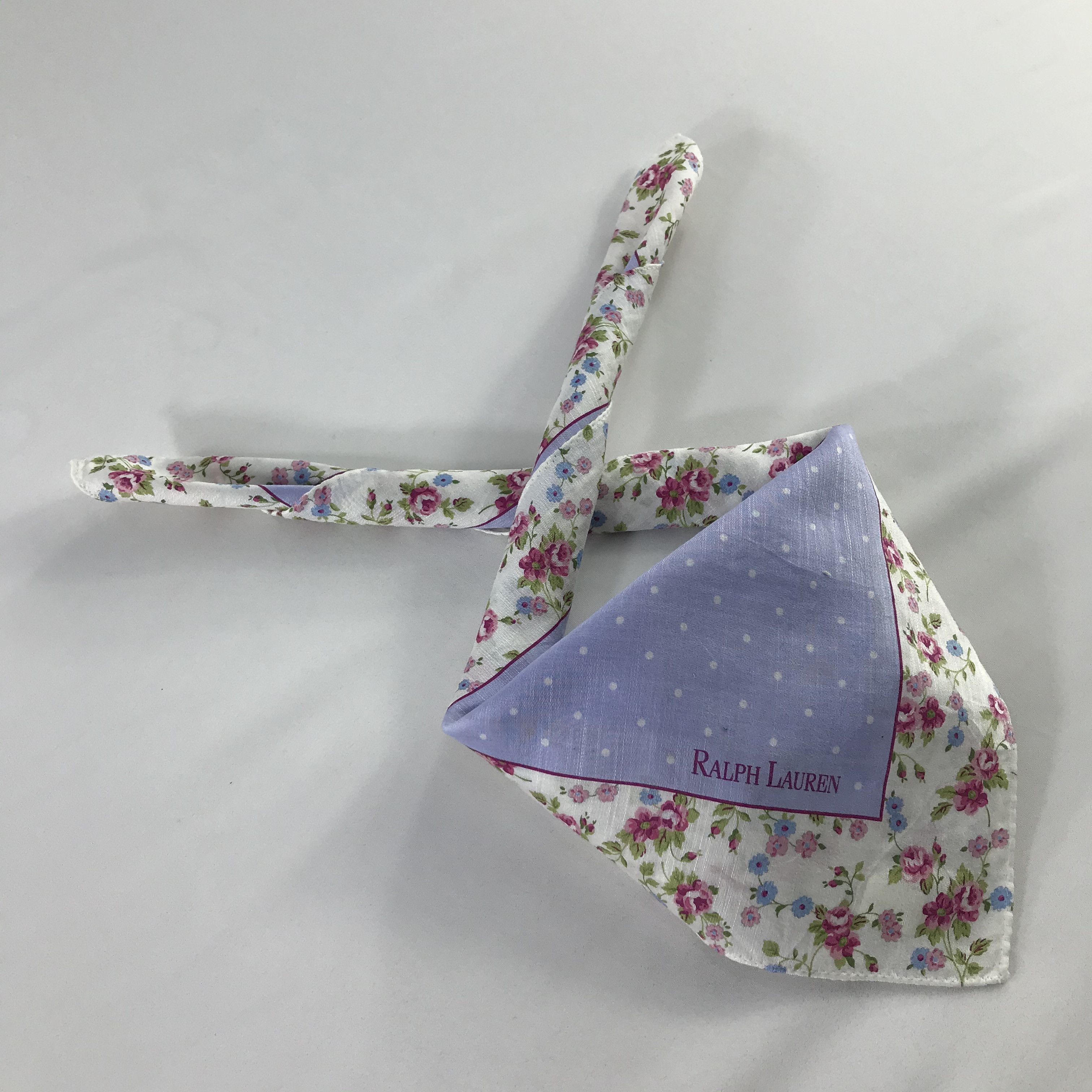 Ralph Lauren × Vintage Ralph Lauren Bandana / Handkerchief / Neckerchief - S378 Size ONE SIZE - 4 Thumbnail