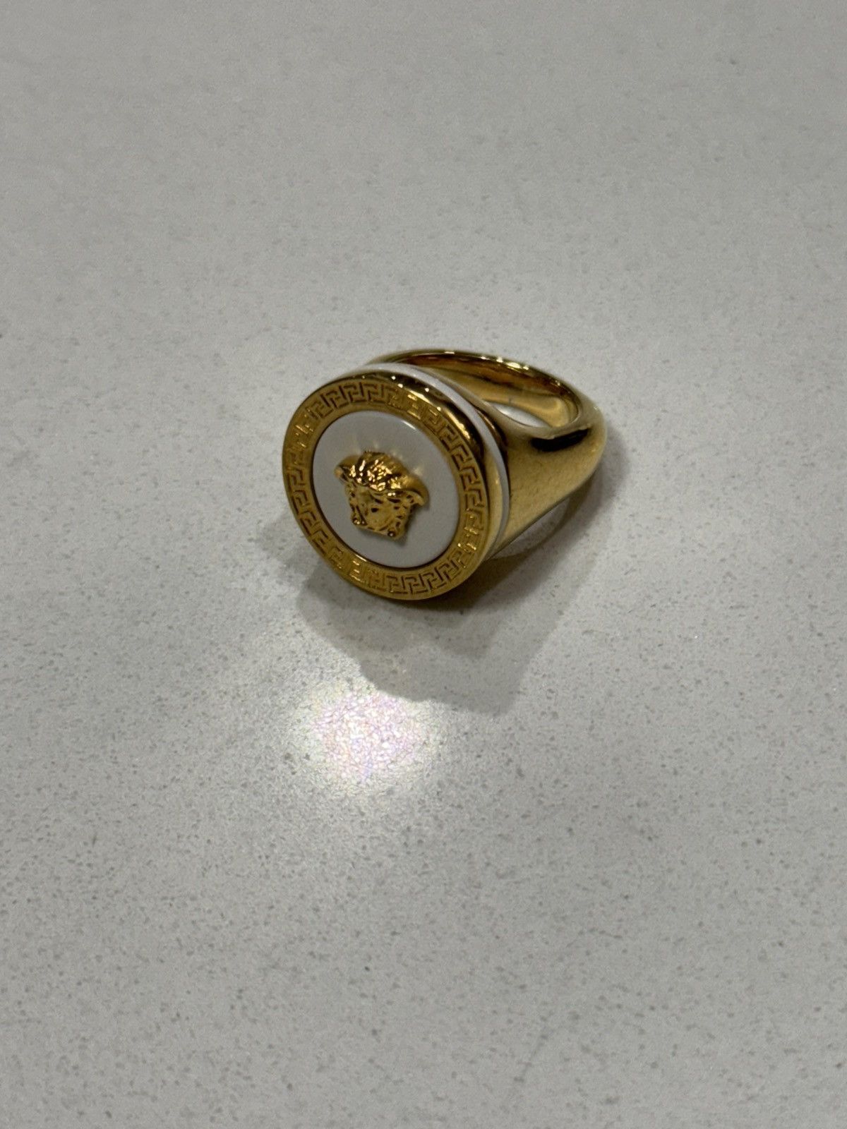 Versace Versace Medusa enamel ring Size ONE SIZE - 1 Thumbnail