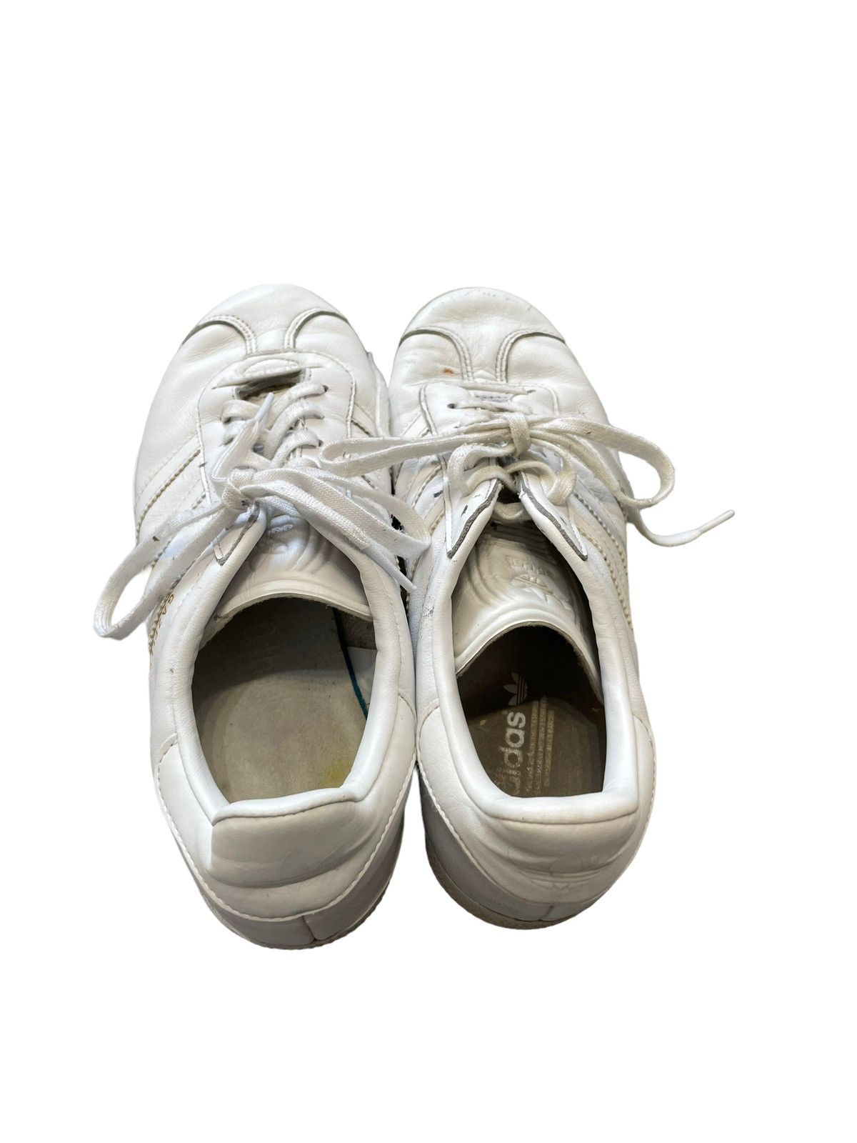 Adidas Vintage Adidas Gazelle low white sneakers Size US 6 / EU 39 - 5 Thumbnail