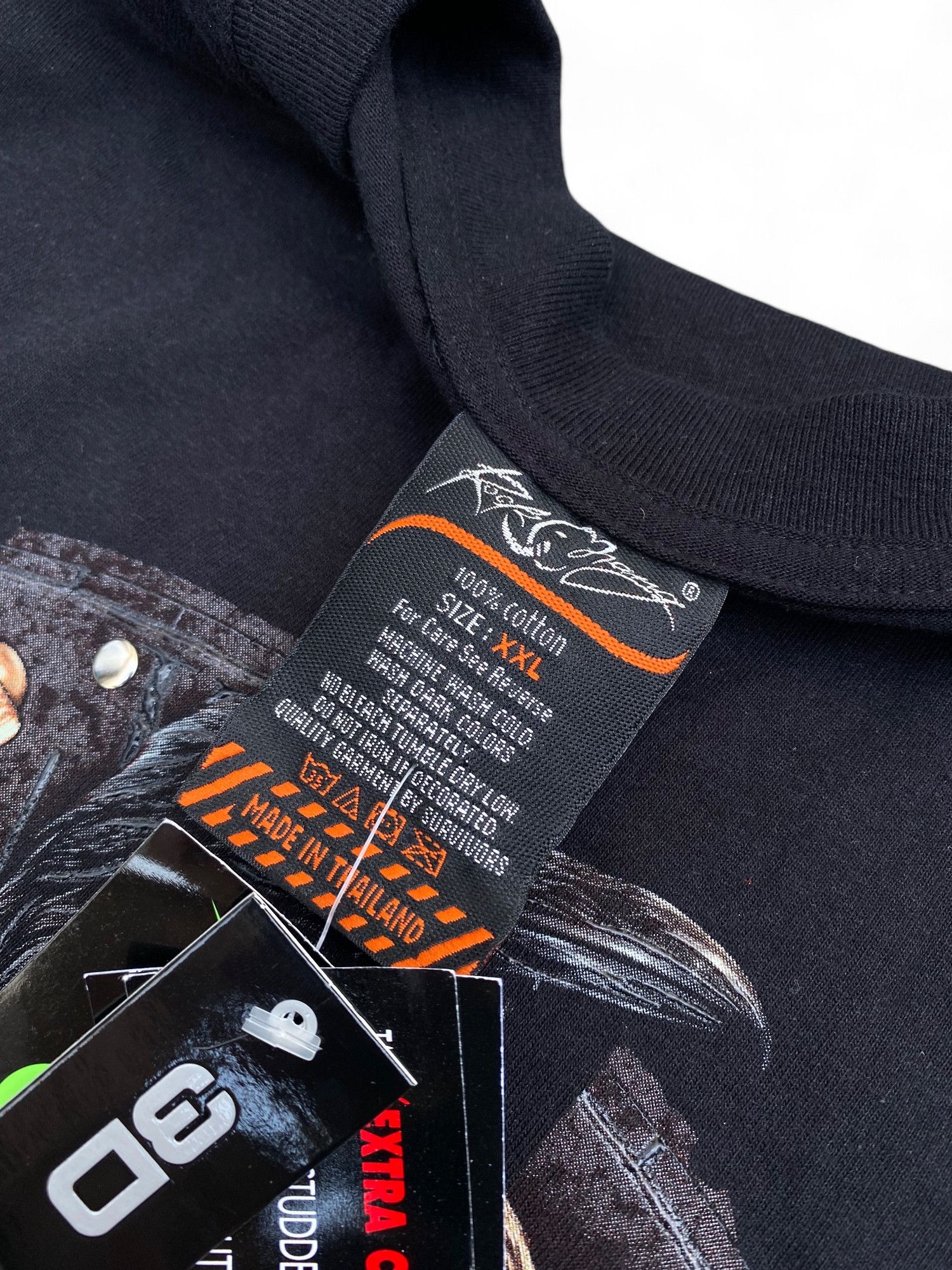 Affliction Rock Chang Skull Crow Tee Glow in the dark Size US XXL / EU 58 / 5 - 9 Thumbnail