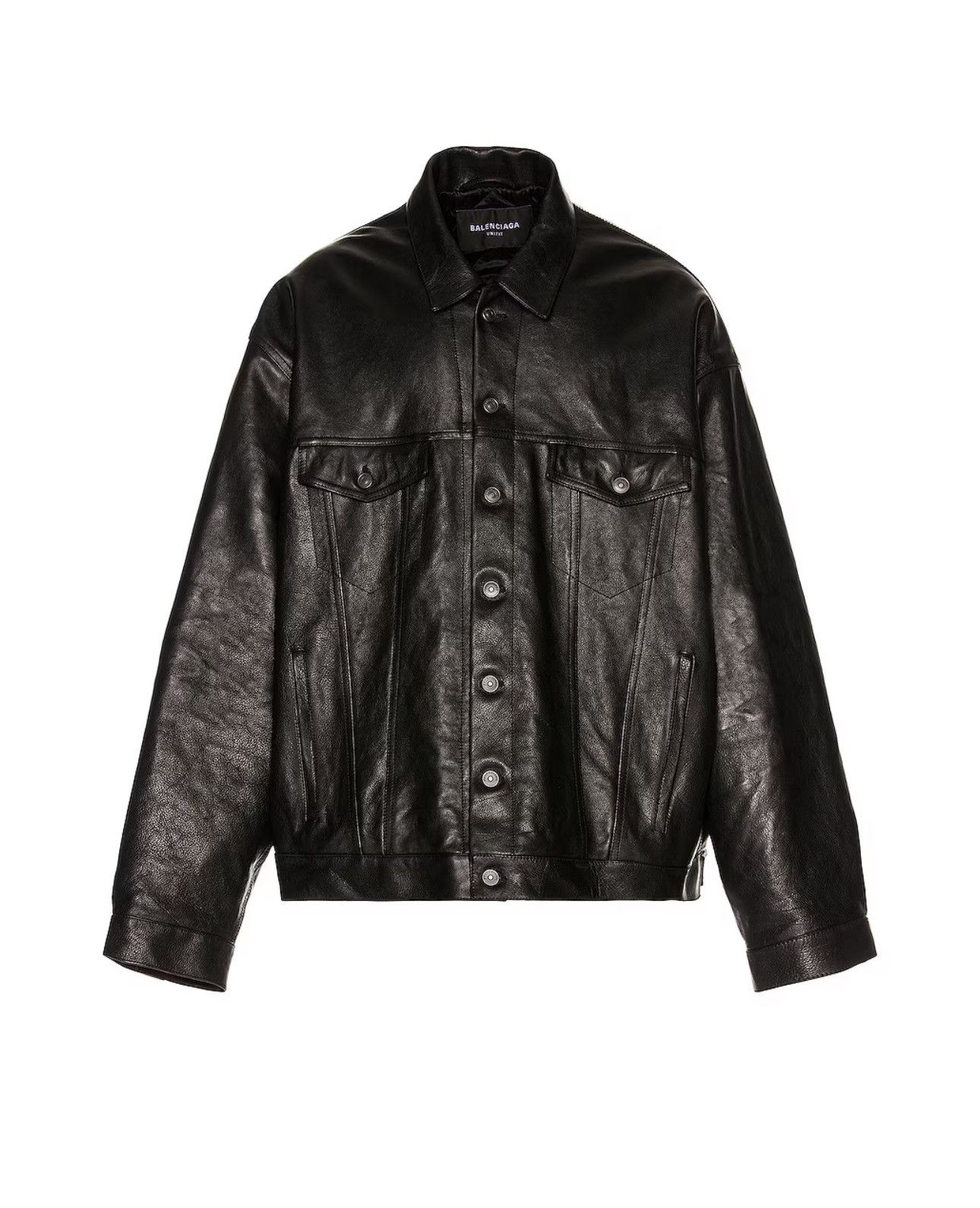 Balenciaga Balenciaga Denim Style Leather Jacket Size US XS / EU 42 / 0 - 4 Thumbnail