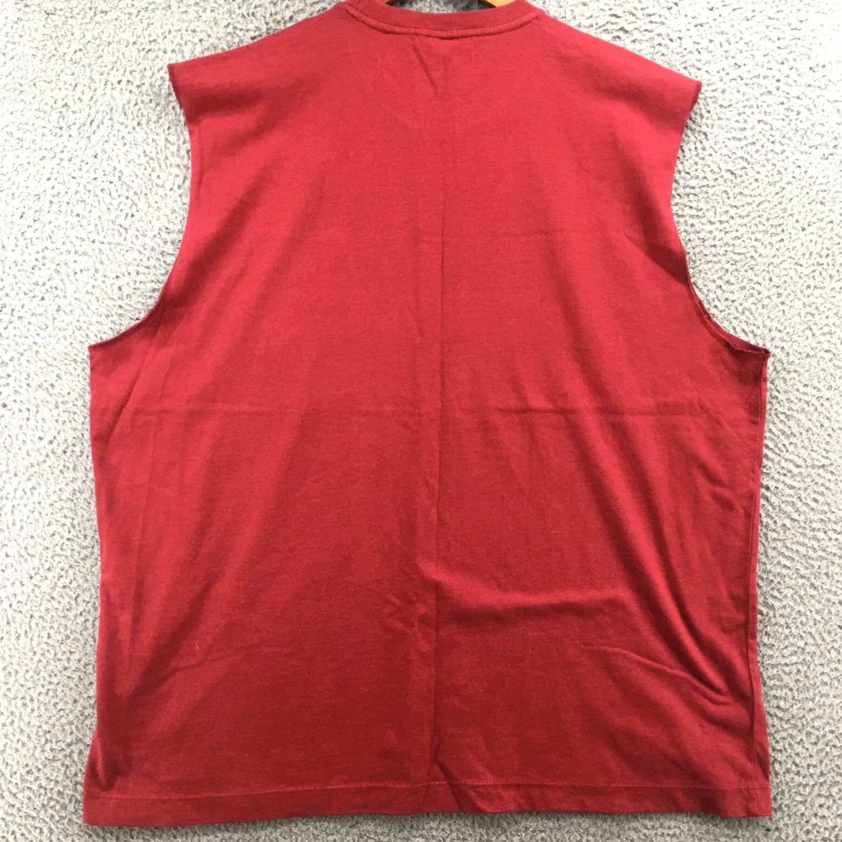 Old Navy Old Navy Vest Sleeveless Tank Top Shirt Mens XXL Crew Neck Summer Red Cotton NEW Shirt Mens XXL Red Cotton NEW Size 48R - 7 Thumbnail