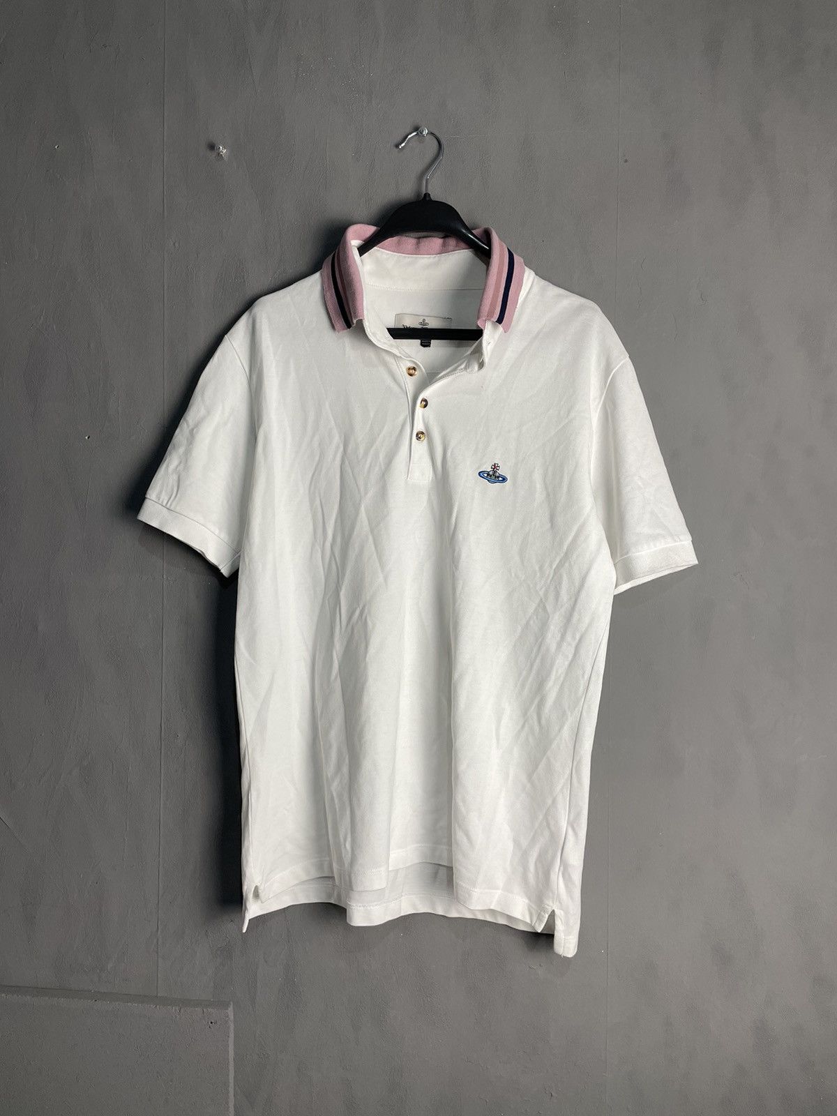 Vivienne Westwood Vintage Vivienne Westwood Polo Shirt Logo Orb Basic Y2K Size US XL / EU 56 / 4 - 1 Thumbnail