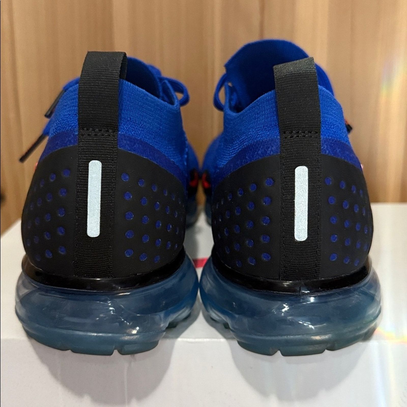 Nike 2017 Nike Air Vapormax Flyknit 2 'Racer Blue Total Crimson' Size US 10 / EU 43 - 6 Thumbnail