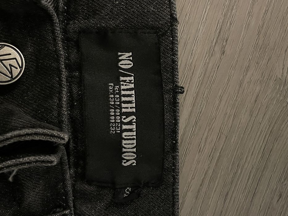 No Faith Studios No Faith Studios Sun Faded Dune Baggy Denim | Grailed