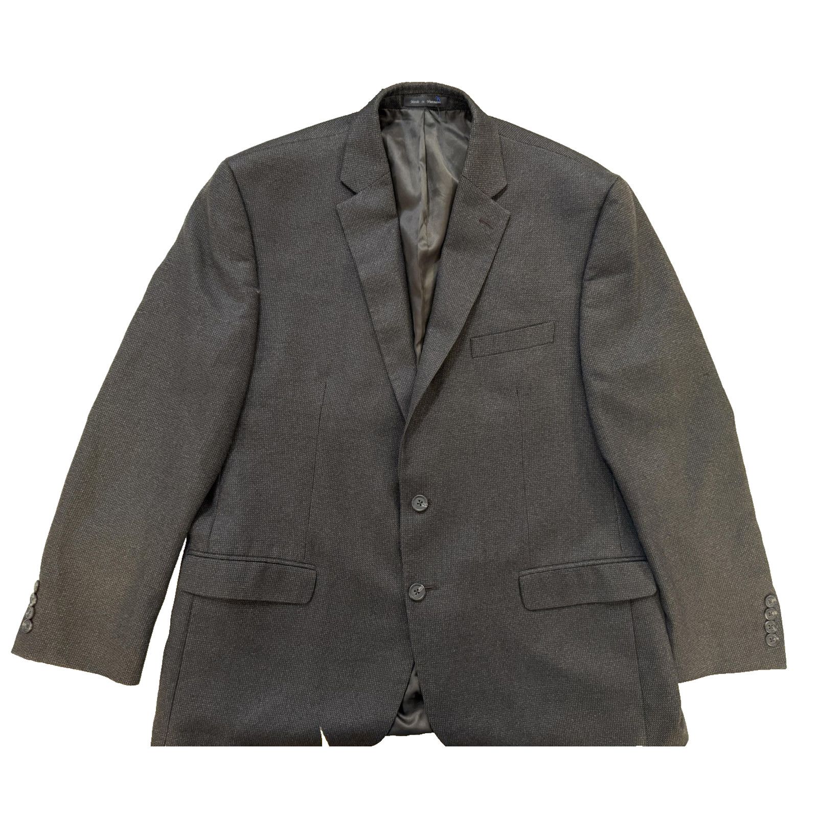 Chaps Chaps Blazer Mens Gray 46R Suit Jacket Sport Coat Two Button Size 46R - 1 Thumbnail