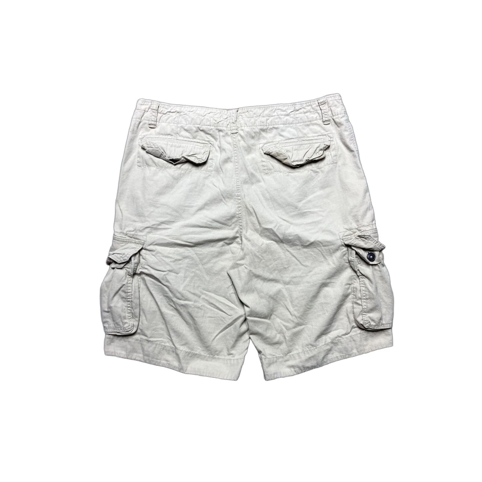 Vintage VINTAGE Aeropostale Cargo Shorts Mens 38 Beige Cotton Ripstop Wide Leg Baggy Skater Size US 38 / EU 54 - 1 Thumbnail