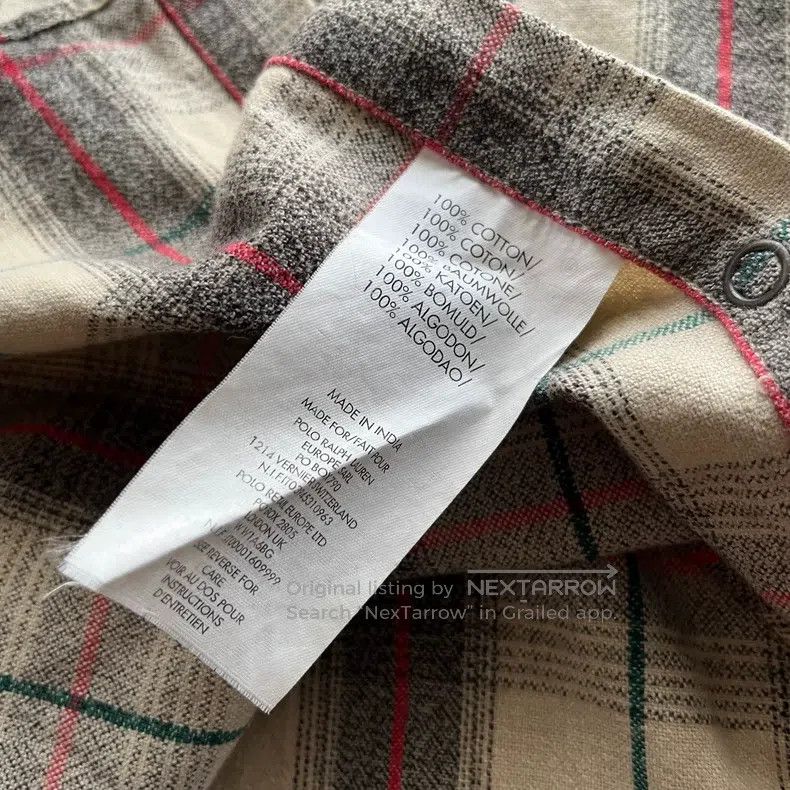 RRL Ralph Lauren RRL Ralph Lauren Plaid western shirt Size US XS / EU 42 / 0 - 6 Thumbnail