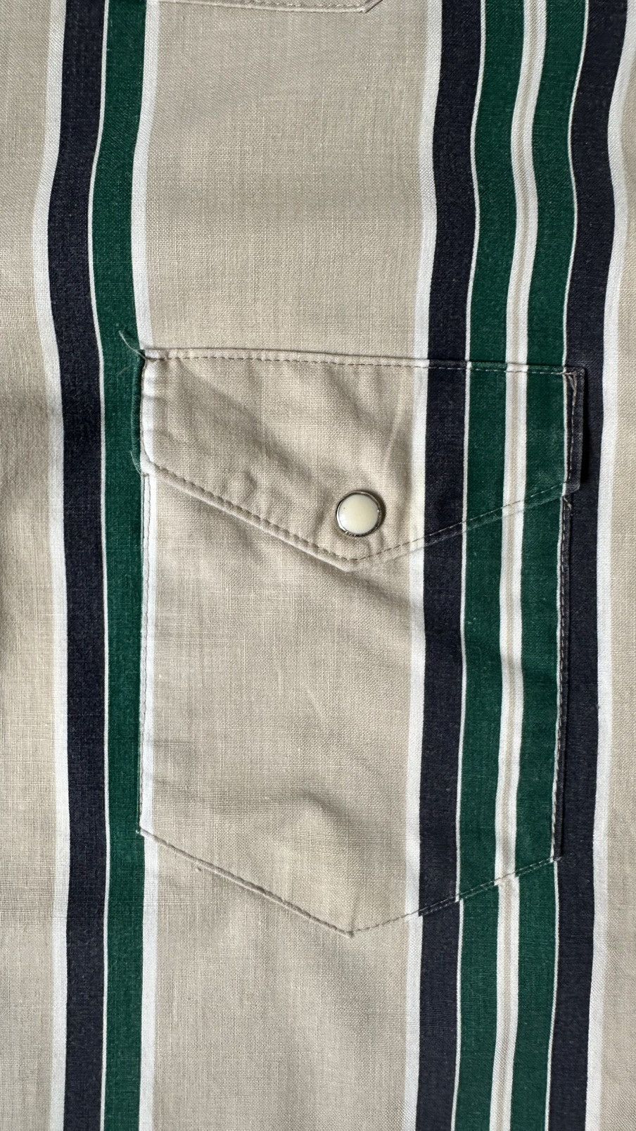 Wrangler VINTAGE WRANGLER STRIPES PEARL SNAP SHIRT Size US L / EU 52-54 / 3 - 3 Thumbnail