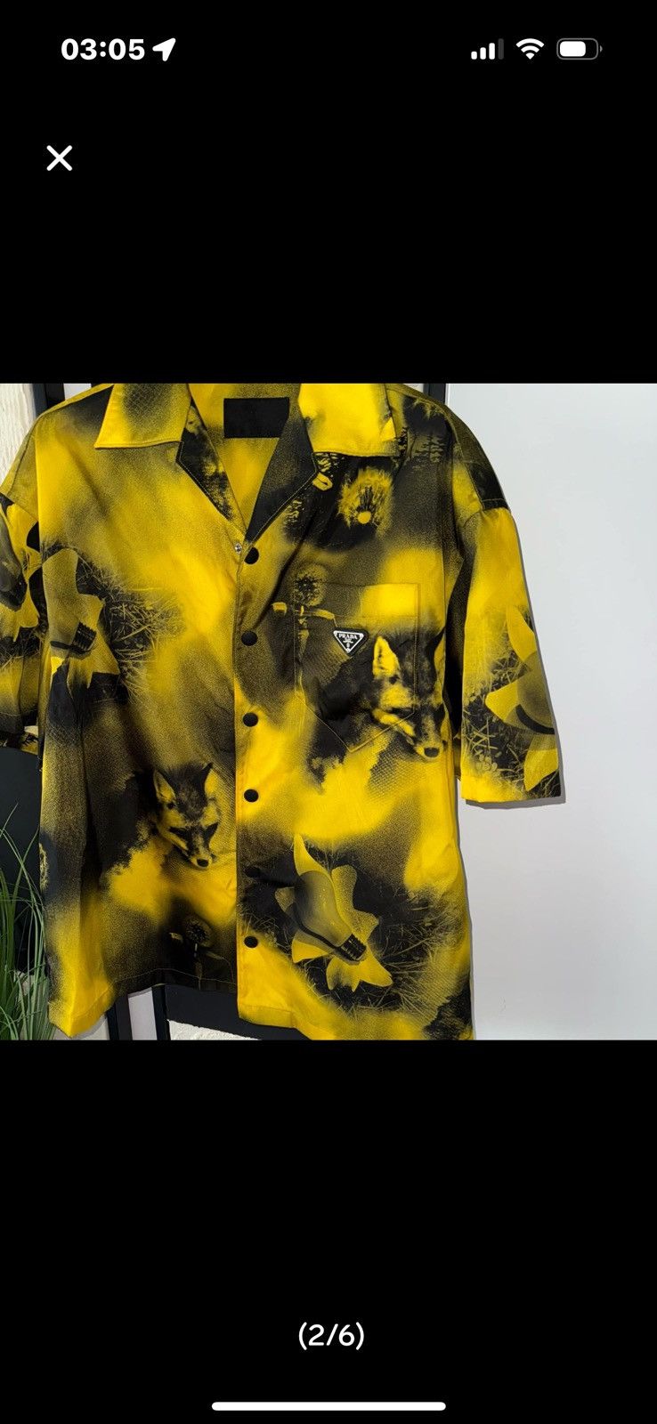 Prada 🐺🐺🐺🦉logo shirt Size US M / EU 48-50 / 2 - 2 Thumbnail