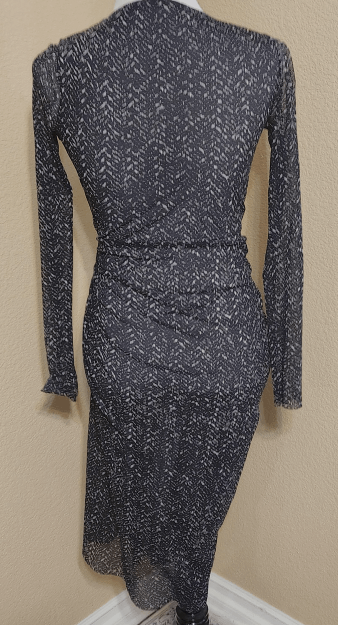 Jean Paul Gaultier FUZZI Y2K Jean Paul Gaultier Black Stretchy Mesh Dress S Size S / US 4 / IT 40 - 7 Thumbnail