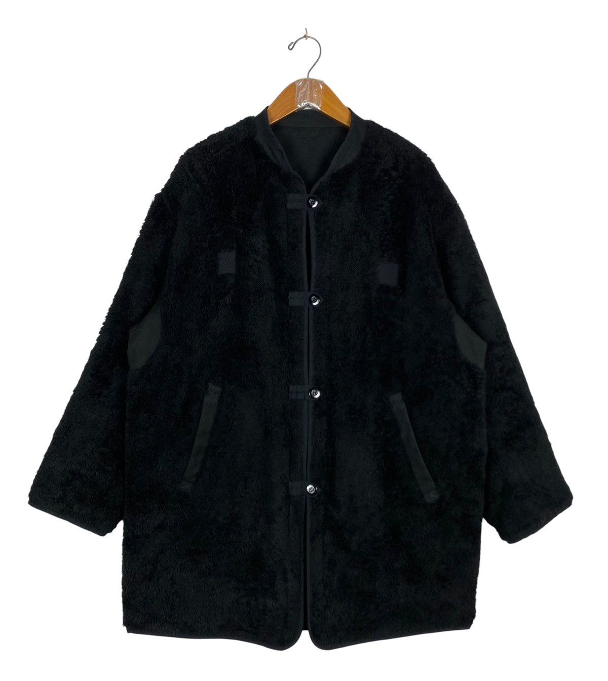 Vintage Rare‼️ Army Twill Reversible Fleece Parka Size XL / US 12-14 / IT 48-50 - 2 Thumbnail
