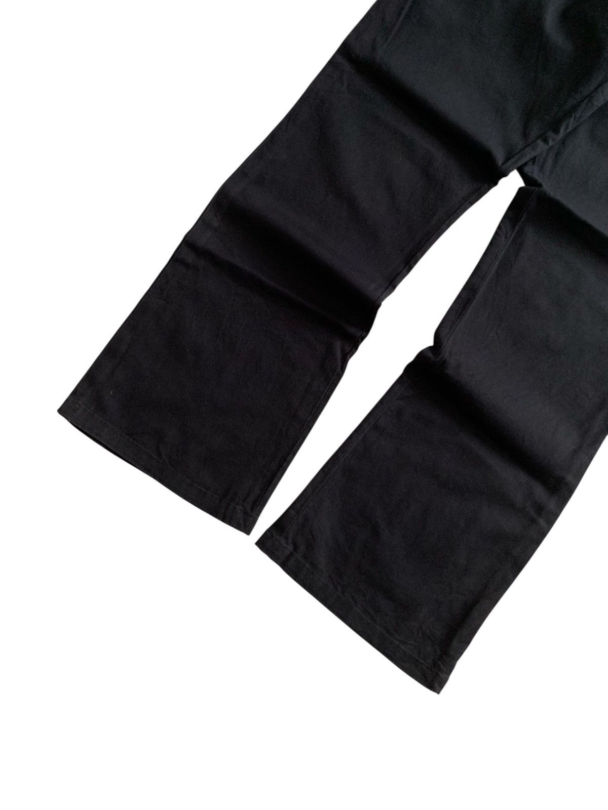 Nicole Club Last📦 Nicole Club Twill Cotton Flared Black Pants Size 25" / US 0 / IT 36 - 3 Thumbnail