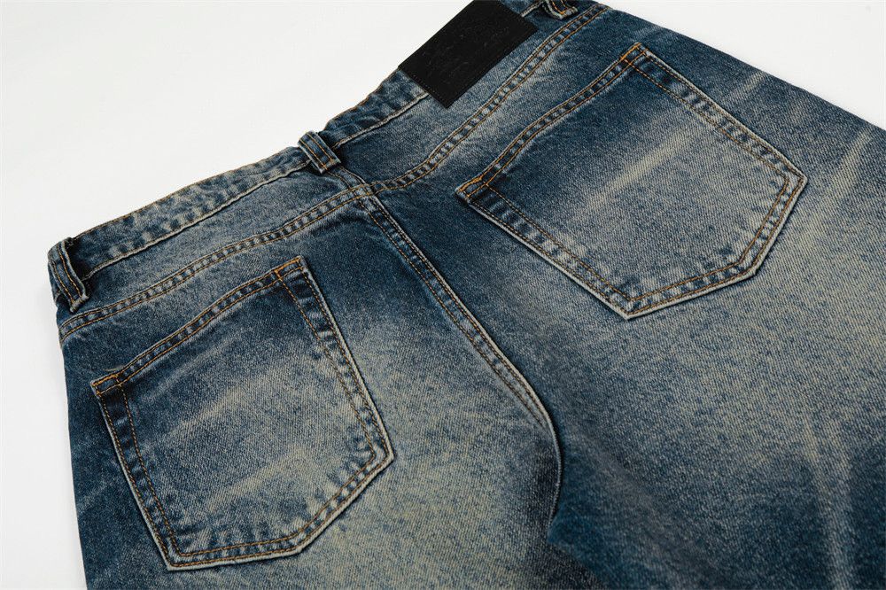 Vintage Men's Streetwear Retro Punk Distressed Washed Denim Jeans Size US 32 / EU 48 - 6 Thumbnail