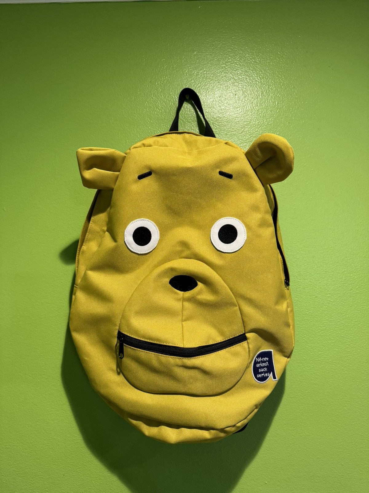 image of Issey Miyake x Ne Net Ne-Net Yellow Hippo Animal Backpack, Men's