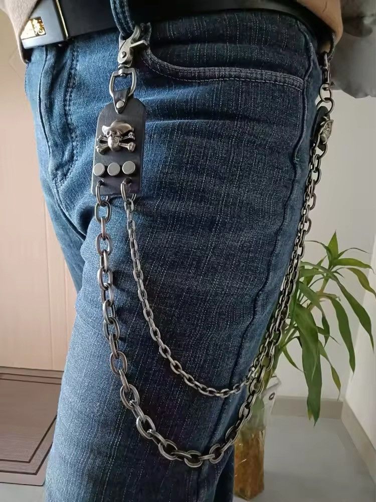 Jewelry Unisex Double Layers Waist Belt Chain Size ONE SIZE - 6 Thumbnail