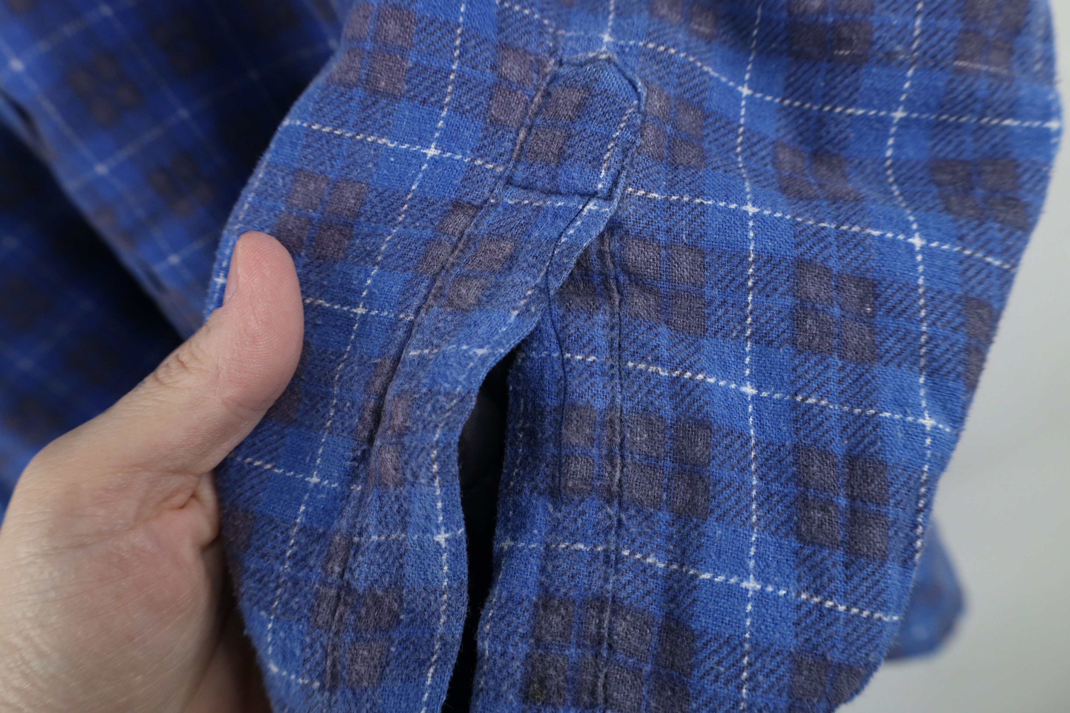 Lee Vintage 70s Lee Flannel Button Shirt Jacket Jac Shirt Size US L / EU 52-54 / 3 - 7 Thumbnail