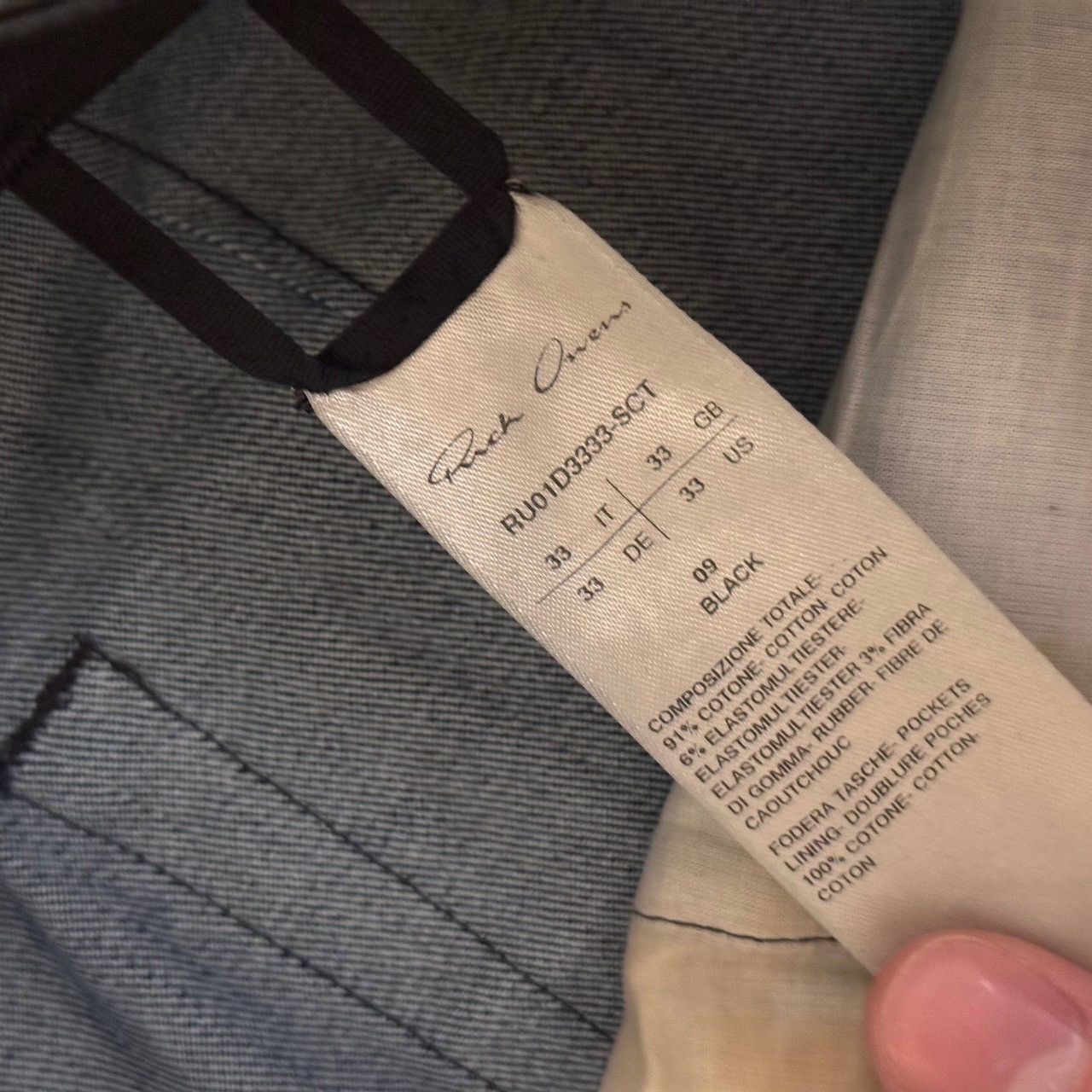 Rick Owens Rick owens pants leather 33 Size US 33 - 3 Thumbnail