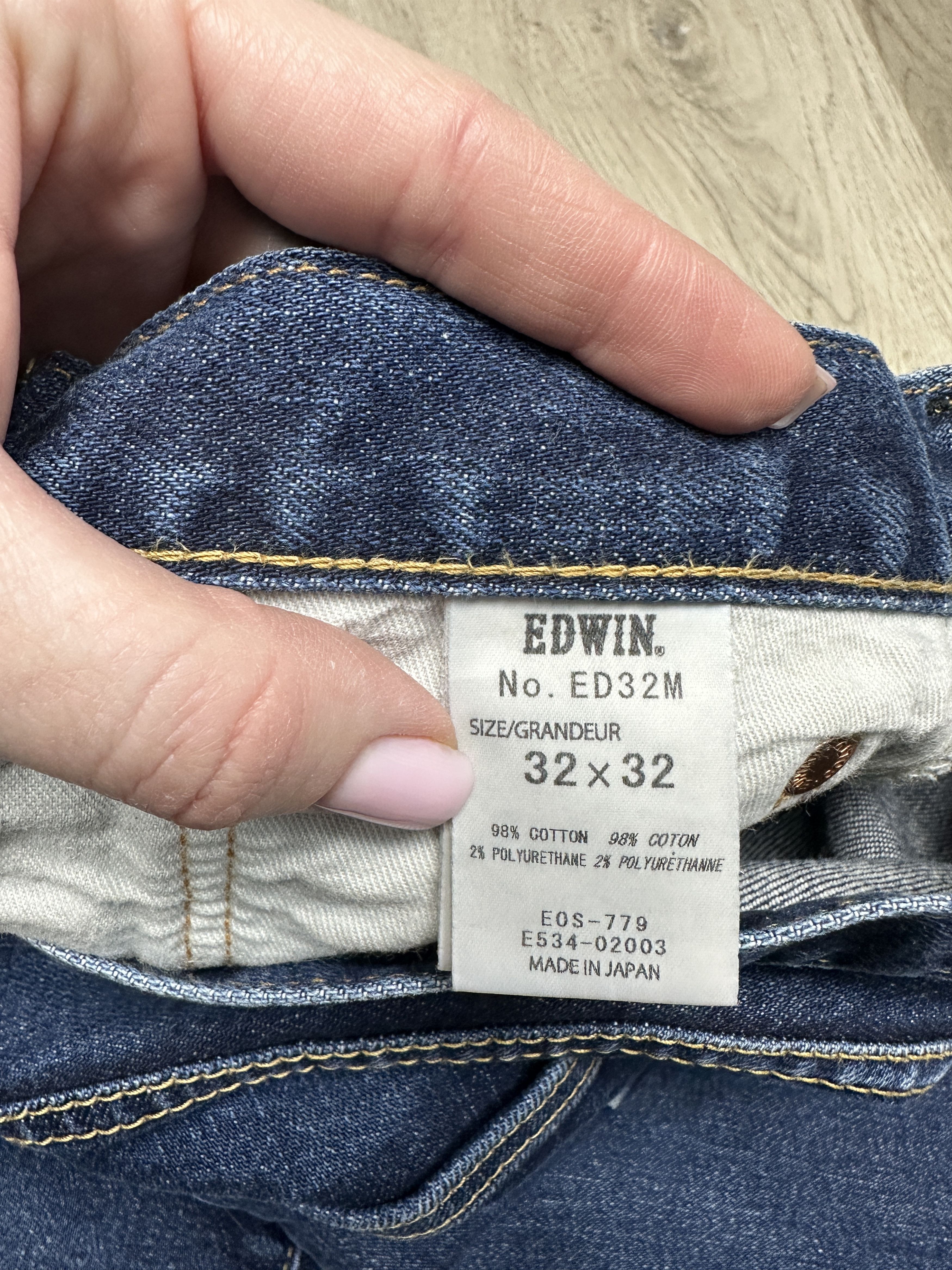 Edwin Edwin Mens Salvage Denim Pants Jeans Made in Japan Size US 32 / EU 48 - 7 Thumbnail