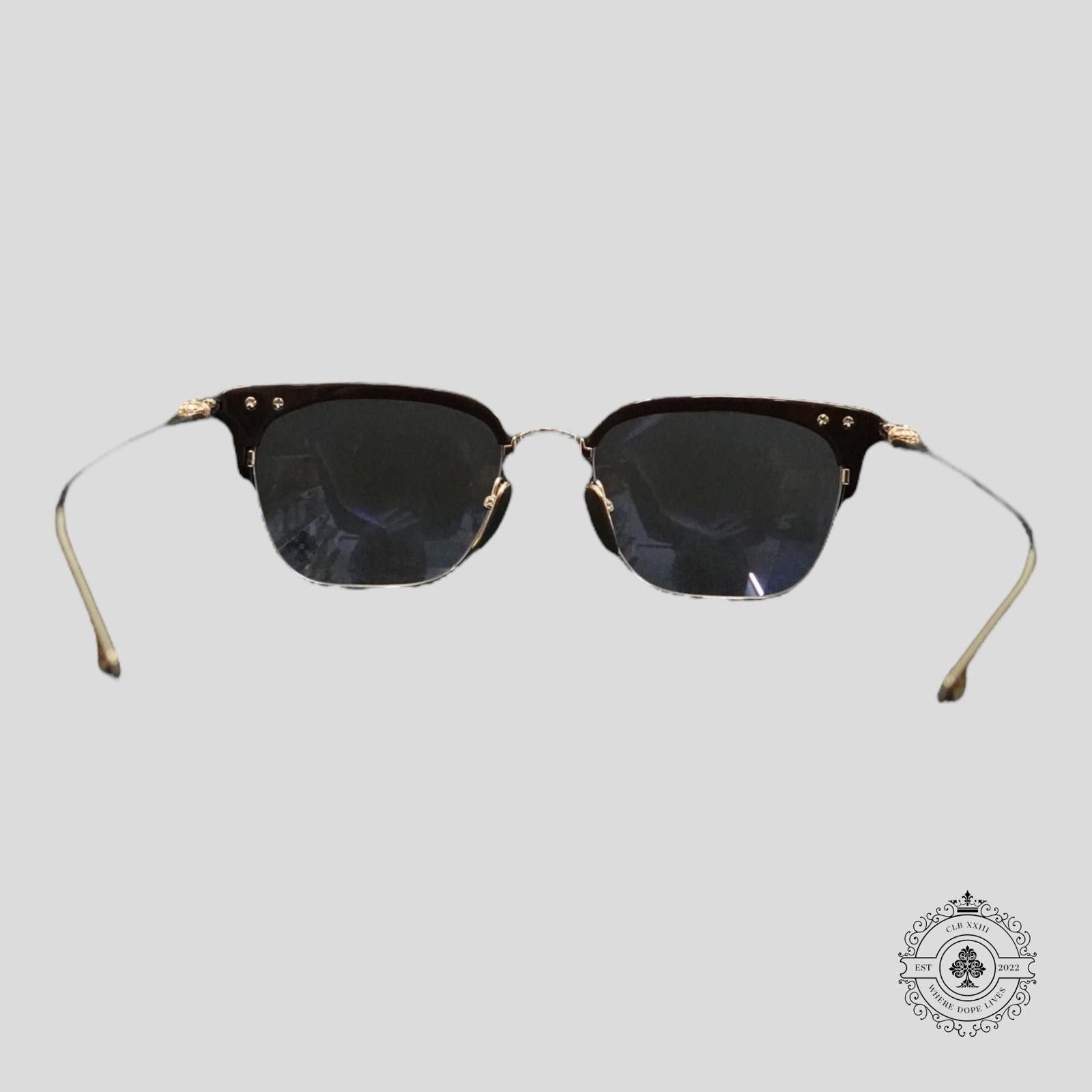 Chrome Hearts Chrome Hearts Sluntradiction Sunglasses in Brown/Gold Size ONE SIZE - 2 Thumbnail